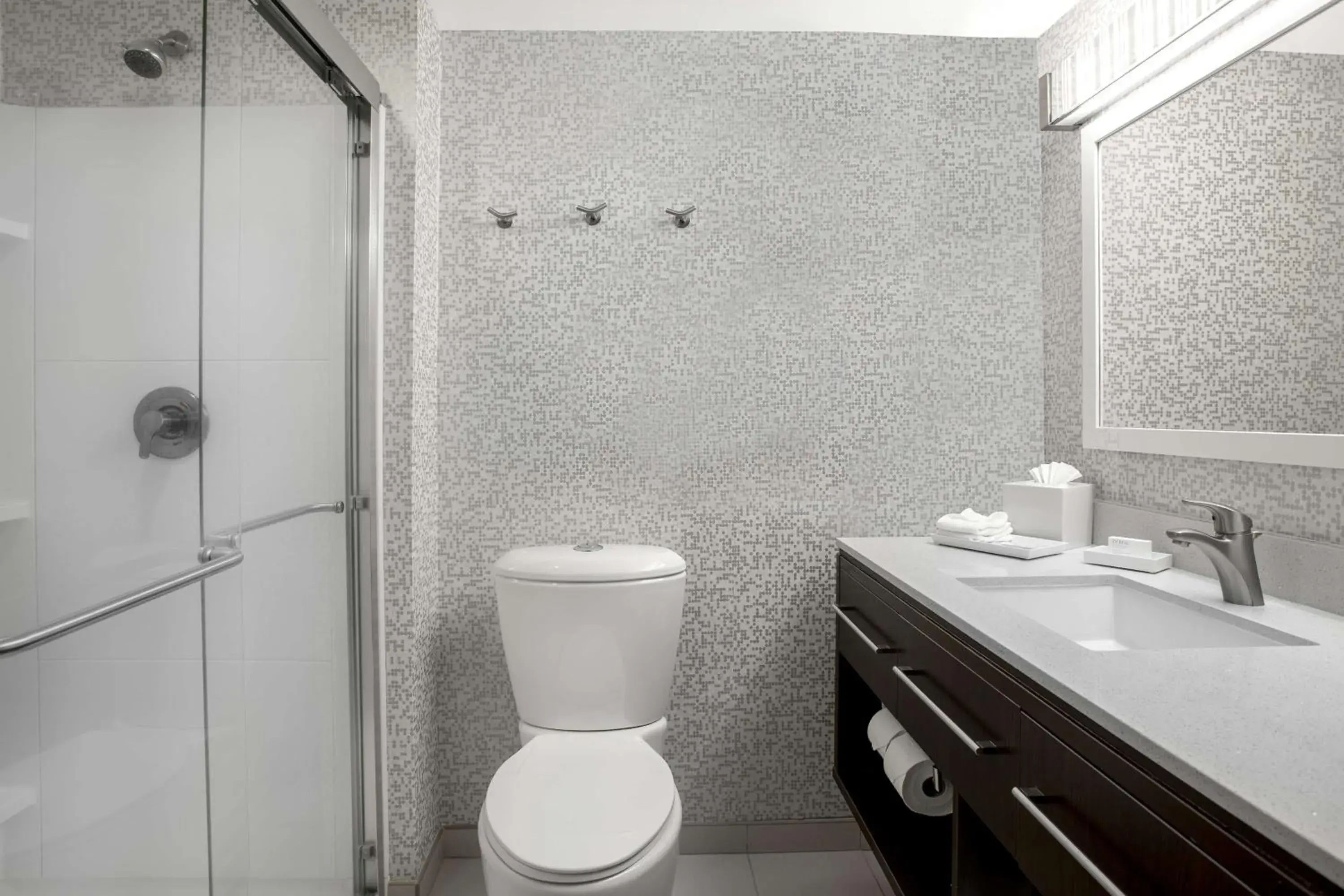 Bathroom in Home2 Suites By Hilton Omaha West Bathroom in Home2 Suites By Hilton Omaha West