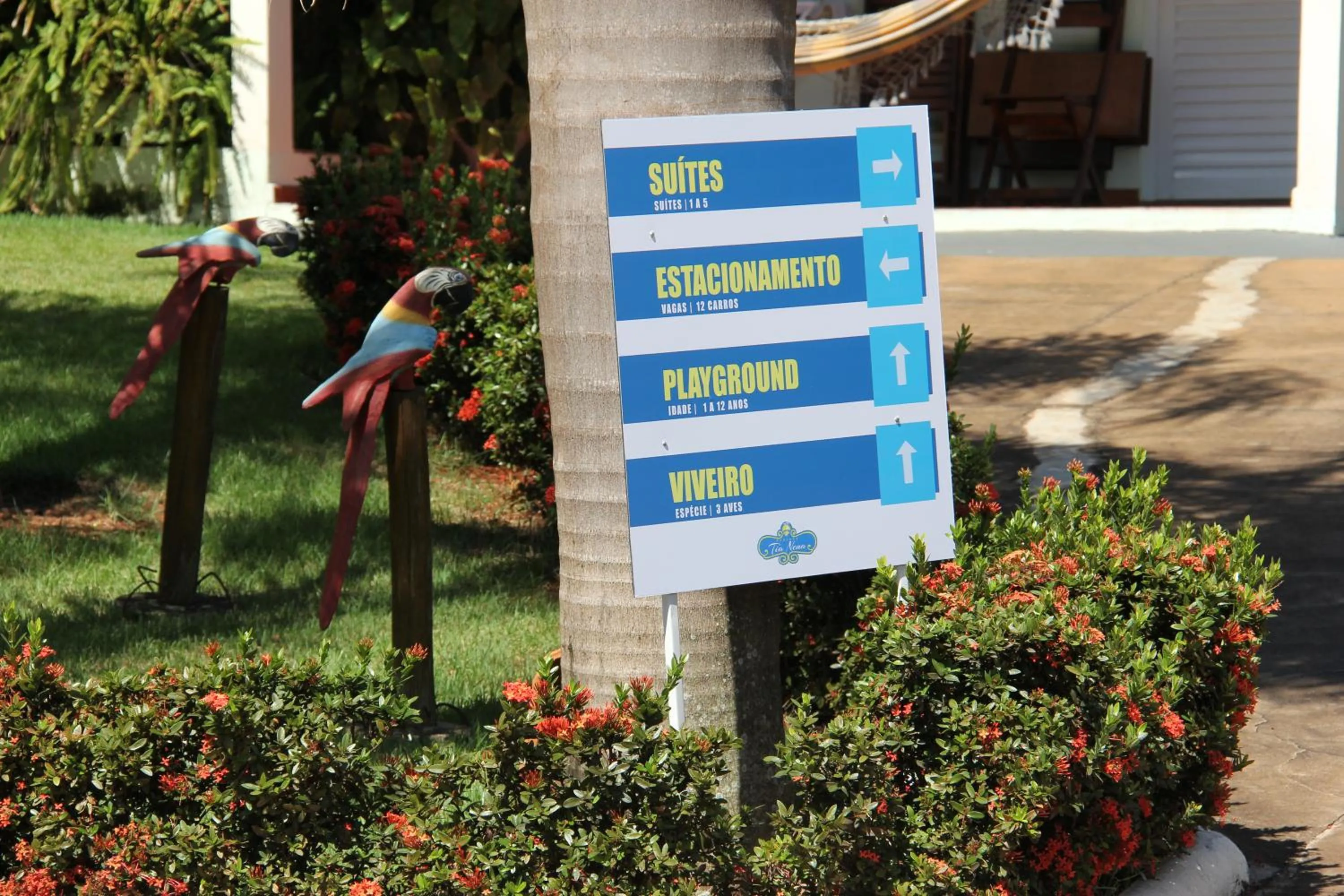 Decorative detail in Pousada Tia Nena