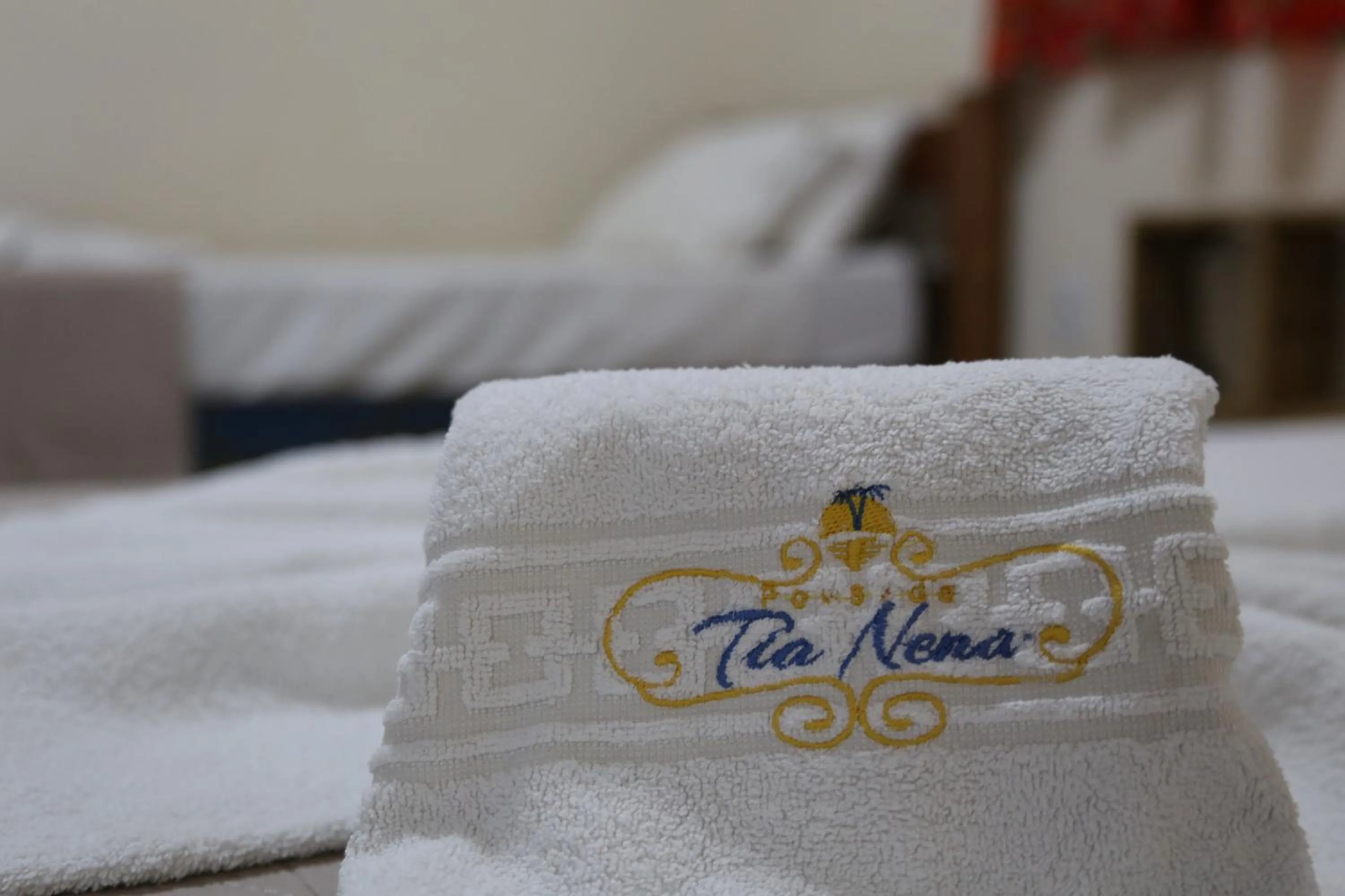 towels, Bed in Pousada Tia Nena