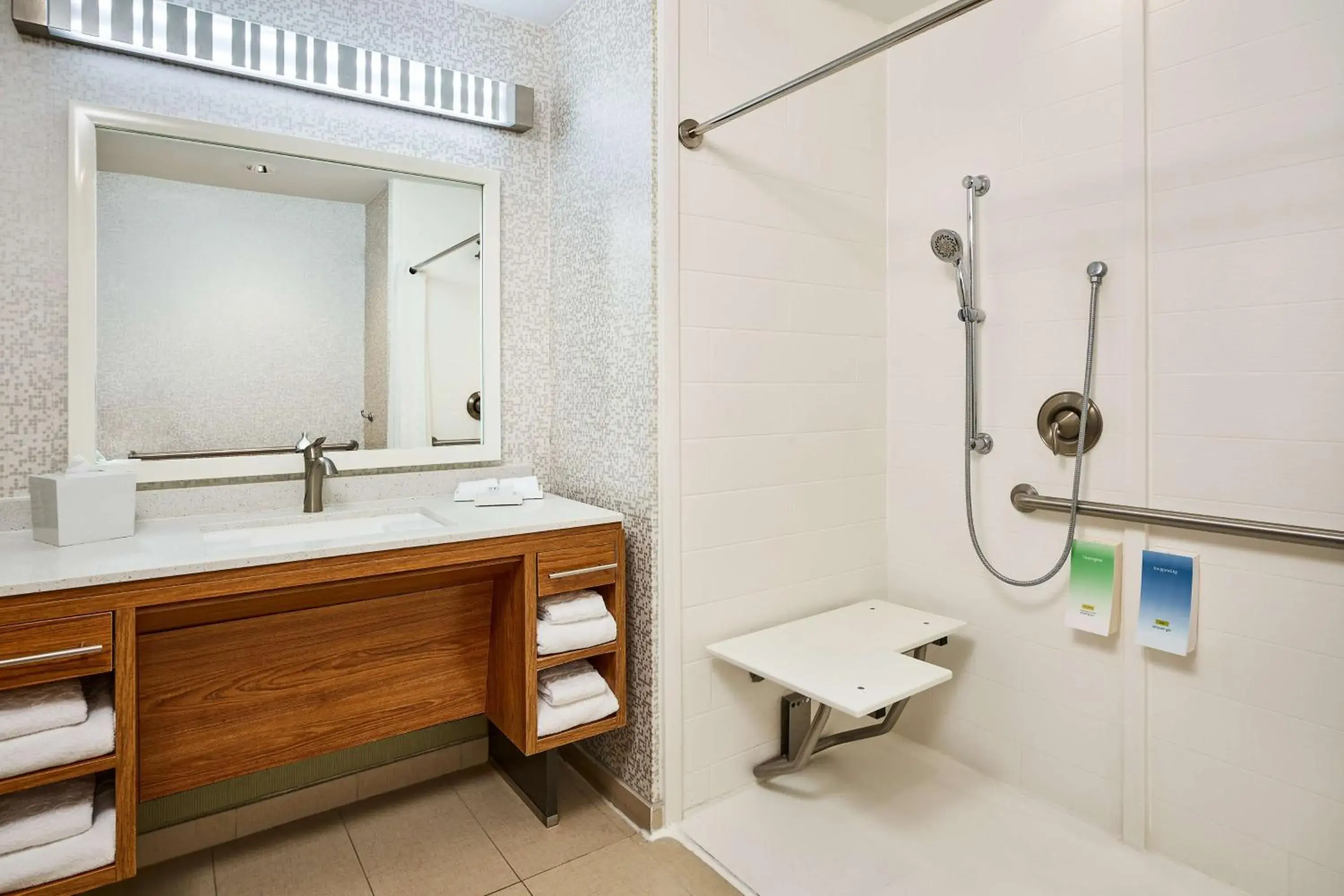 Bathroom in Home2 Suites by Hilton San Antonio Airport, TX Bathroom in Home2 Suites by Hilton San Antonio Airport, TX