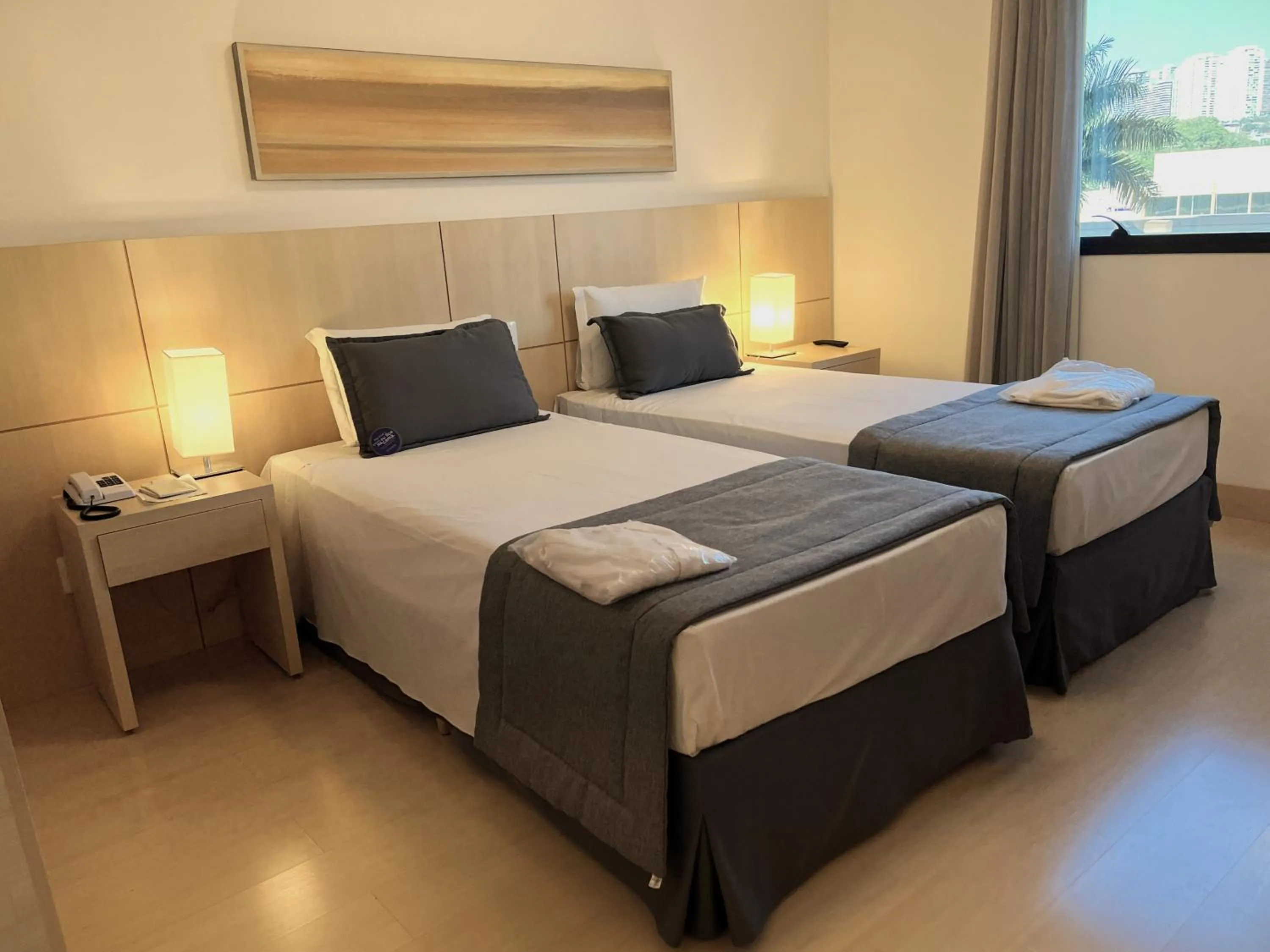 Bed in Hotel Mont Blanc Premium