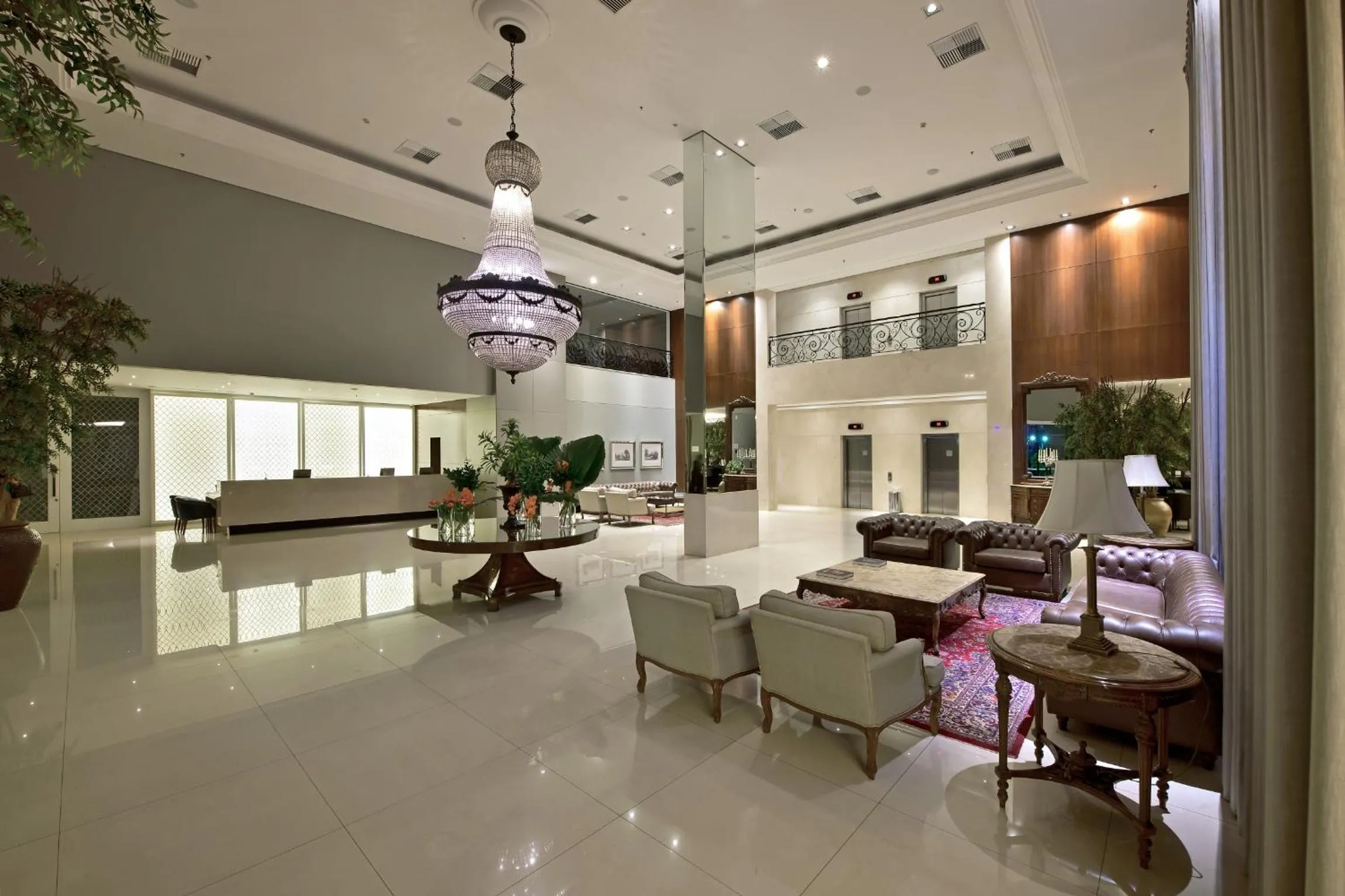 Lobby or reception in Hotel Mont Blanc Premium