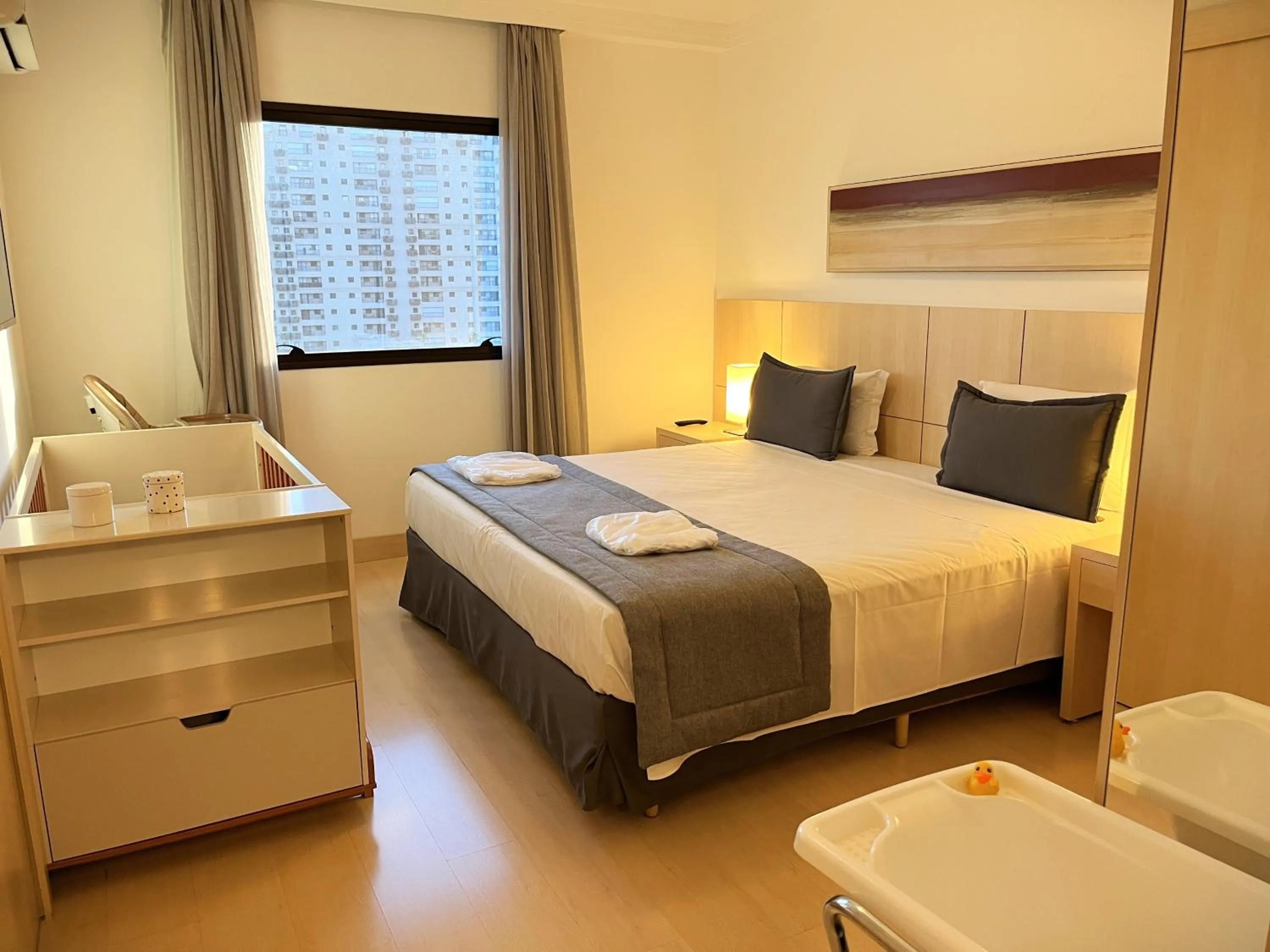 Bed in Hotel Mont Blanc Premium