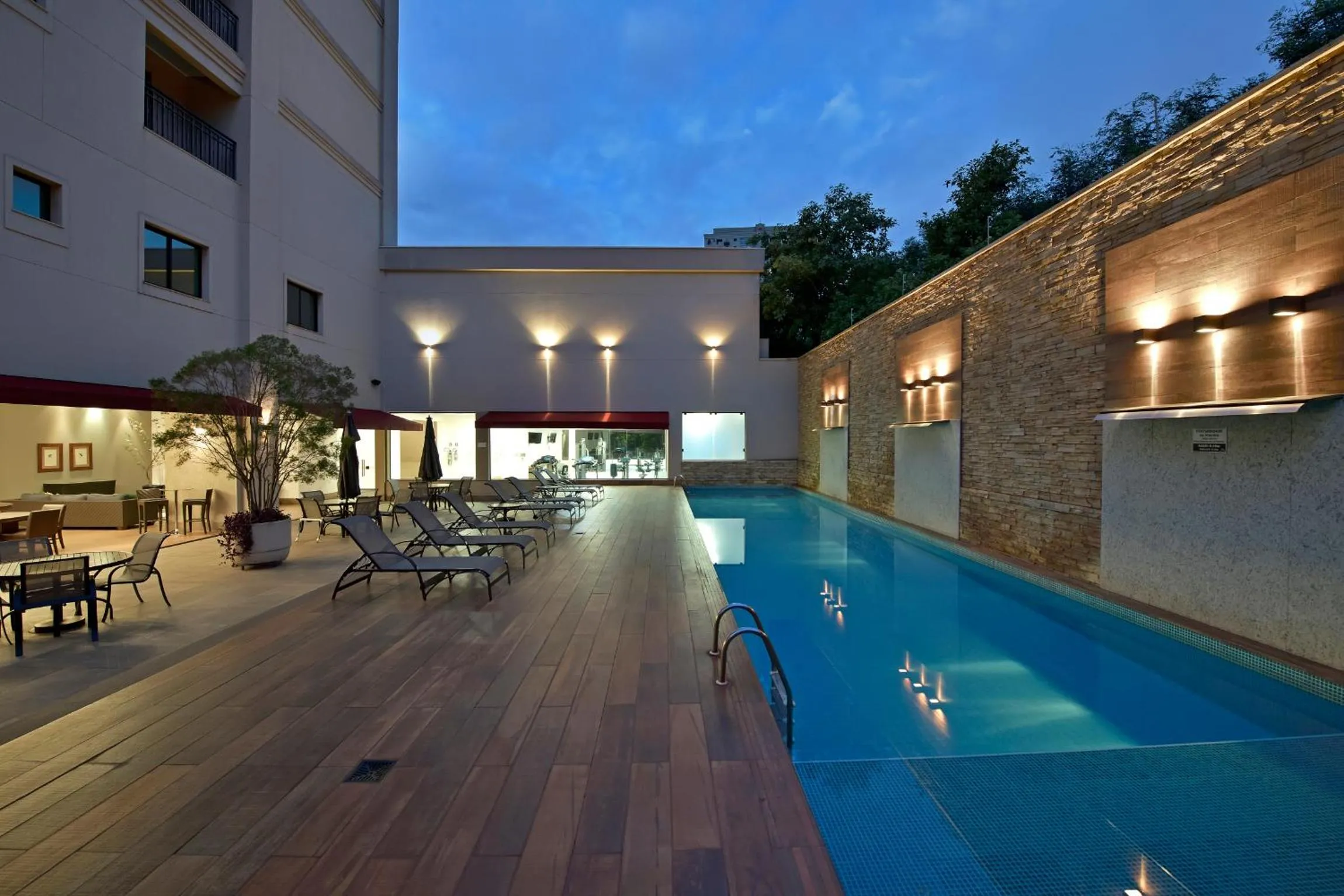 Patio in Hotel Mont Blanc Premium