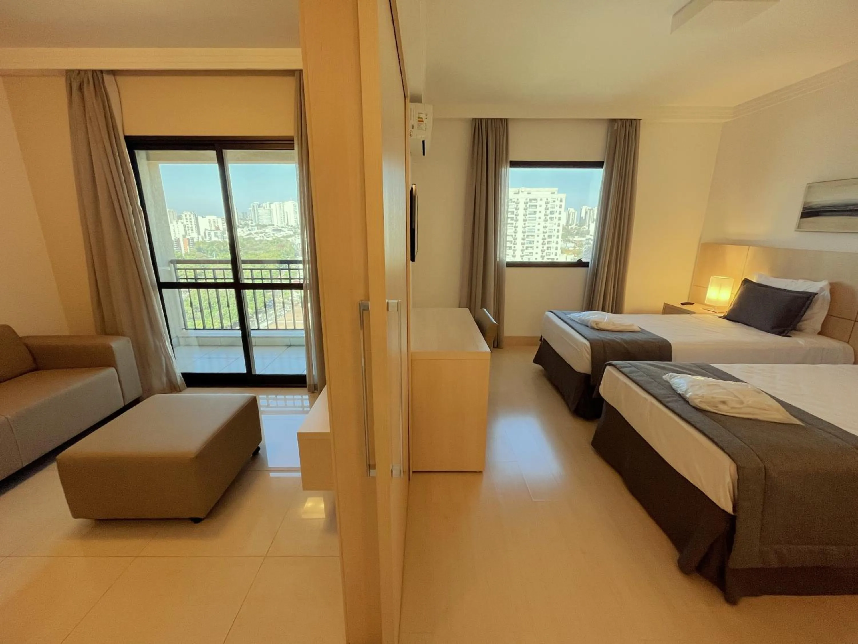 Bed in Hotel Mont Blanc Premium