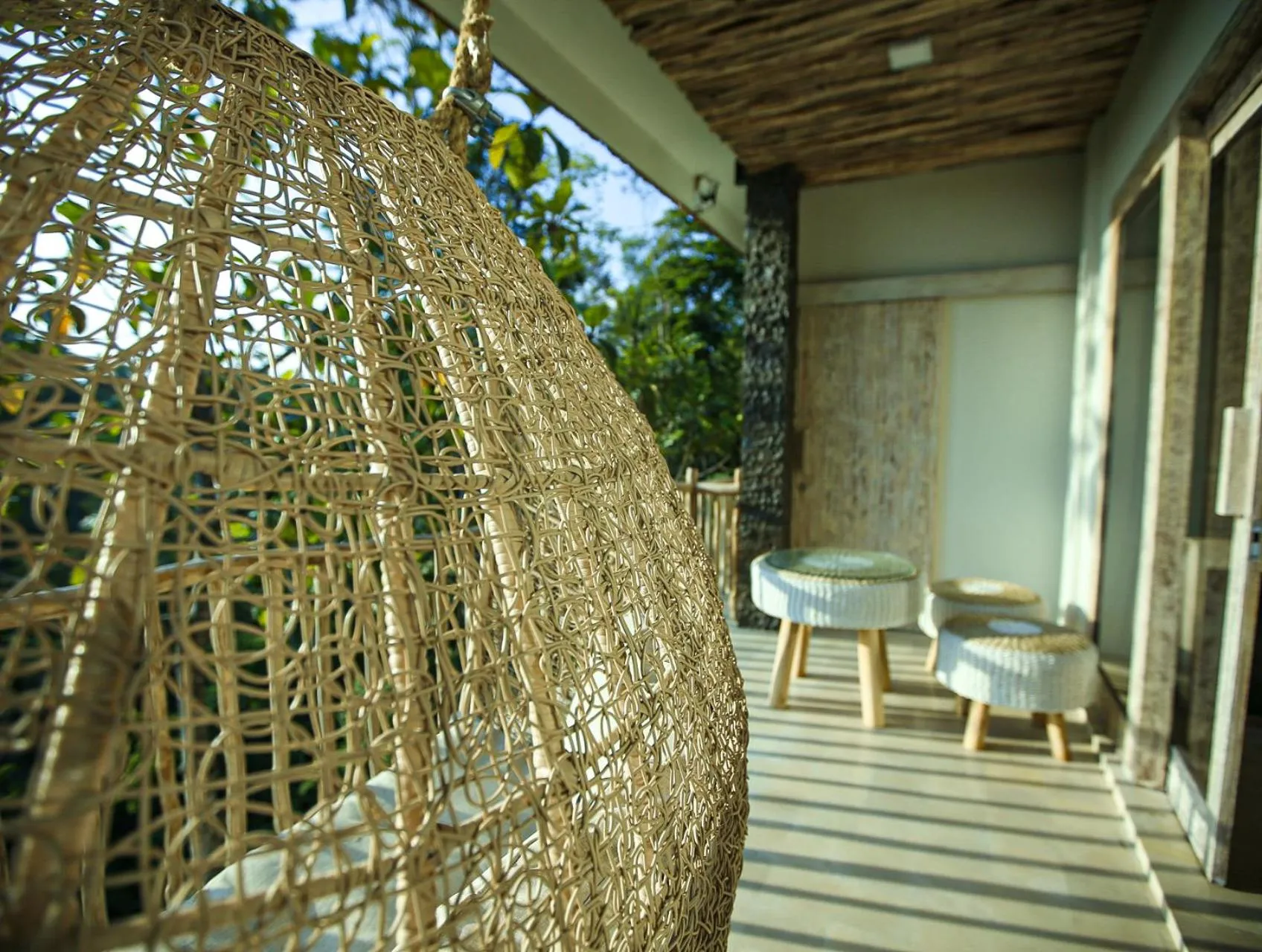 Seating area in Angsoka Bungalow