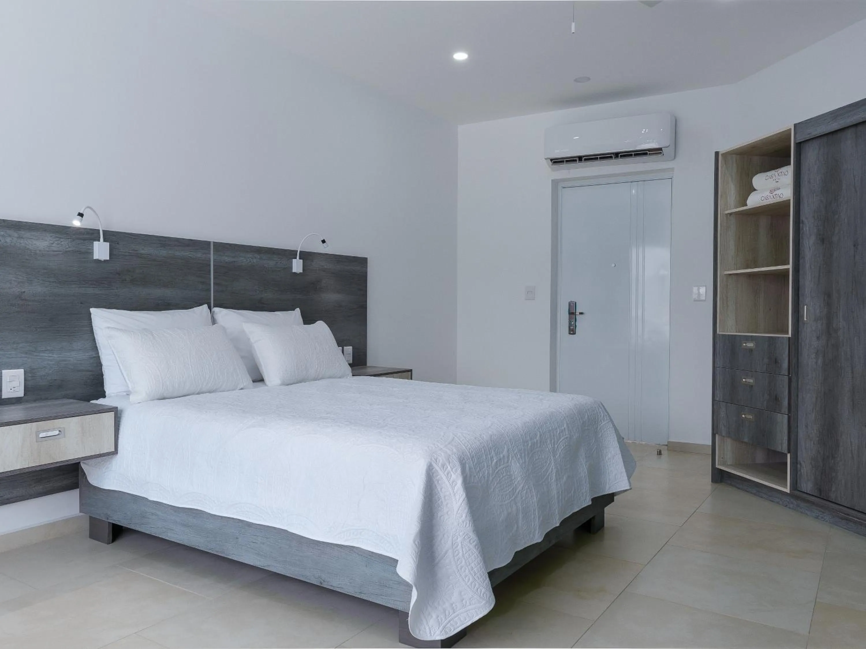 Bed in Casa Xtao Hotel