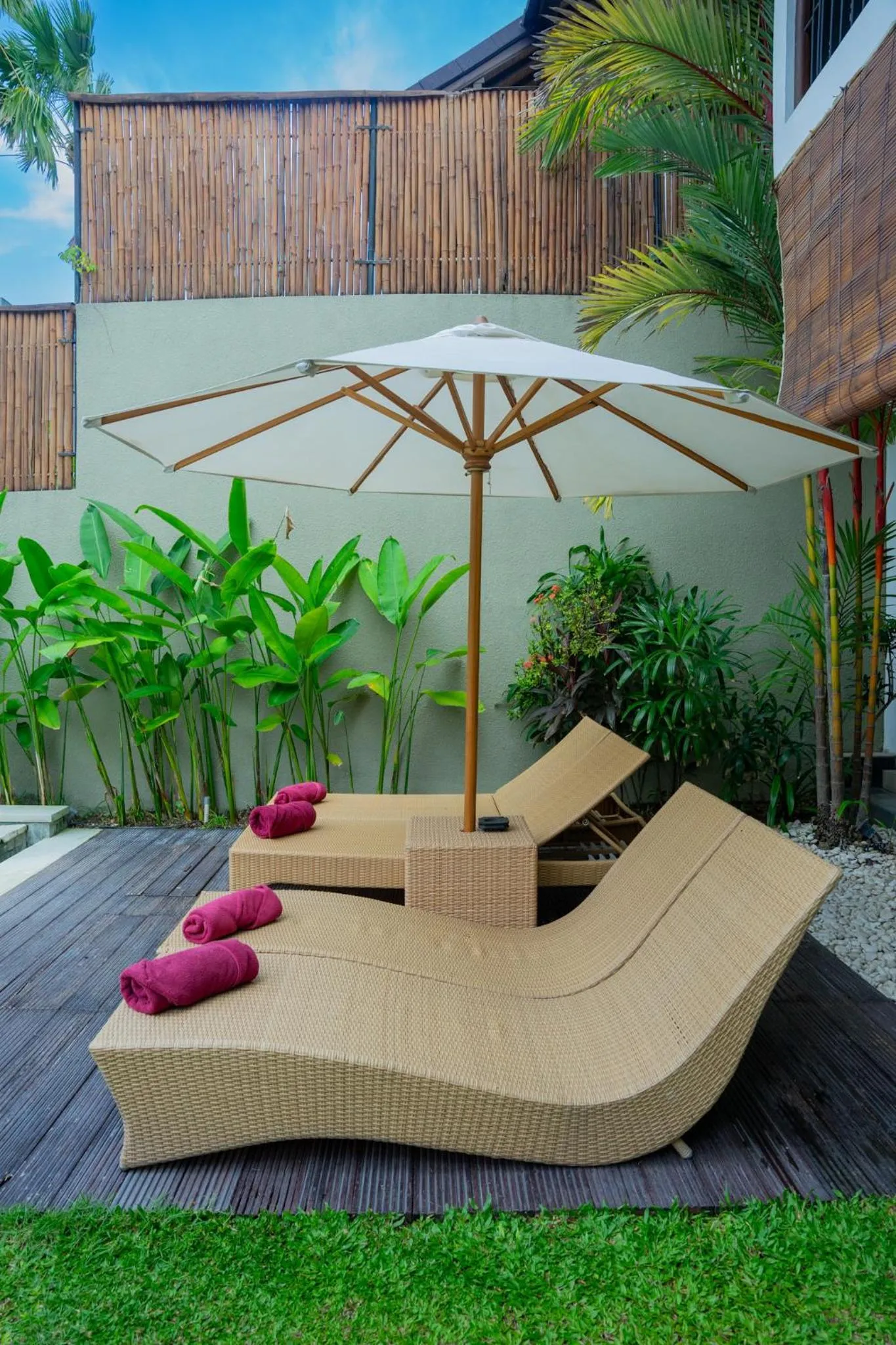 Swimming pool in The Kumpi Villas