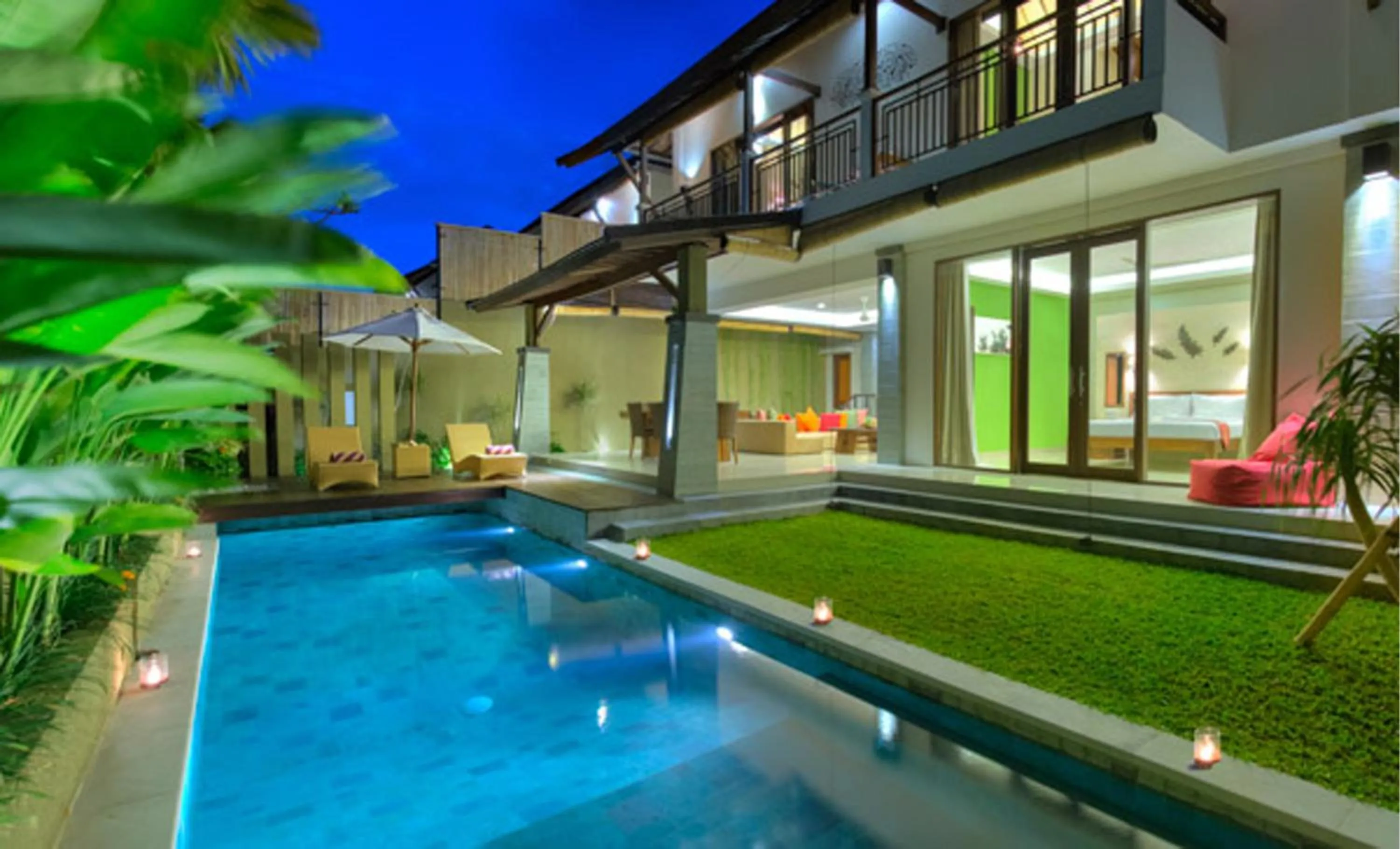 Swimming pool in The Kumpi Villas