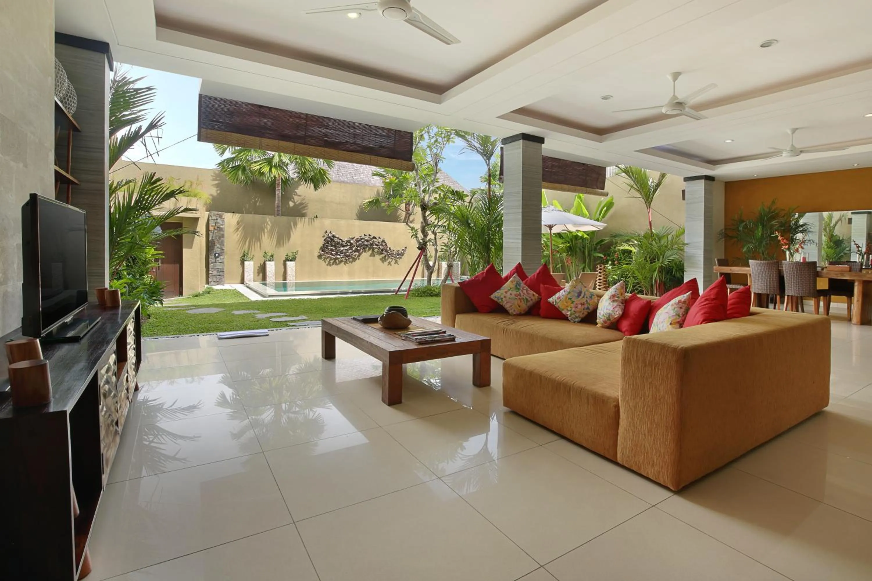 Patio in The Kumpi Villas
