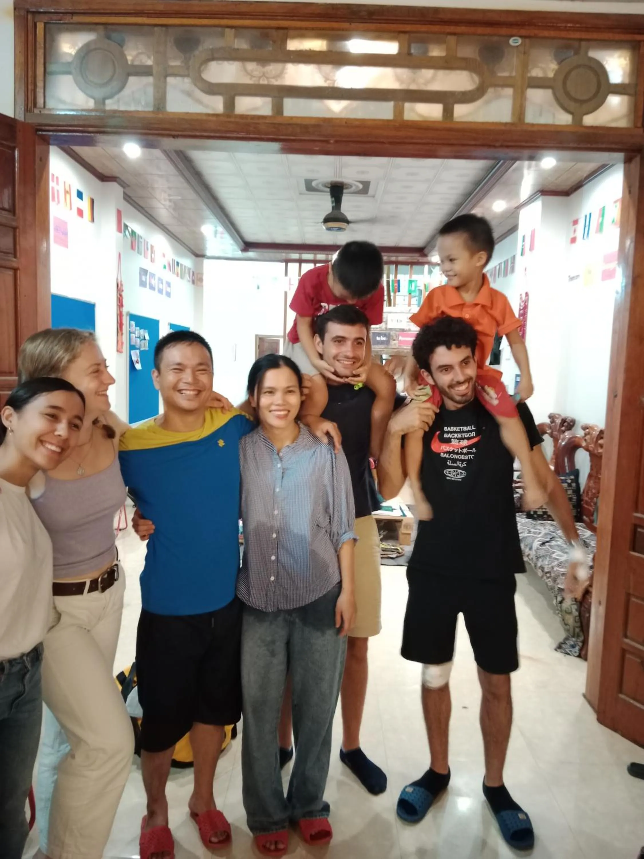 group of guests in Ha Giang Yolo House and Loop Tours