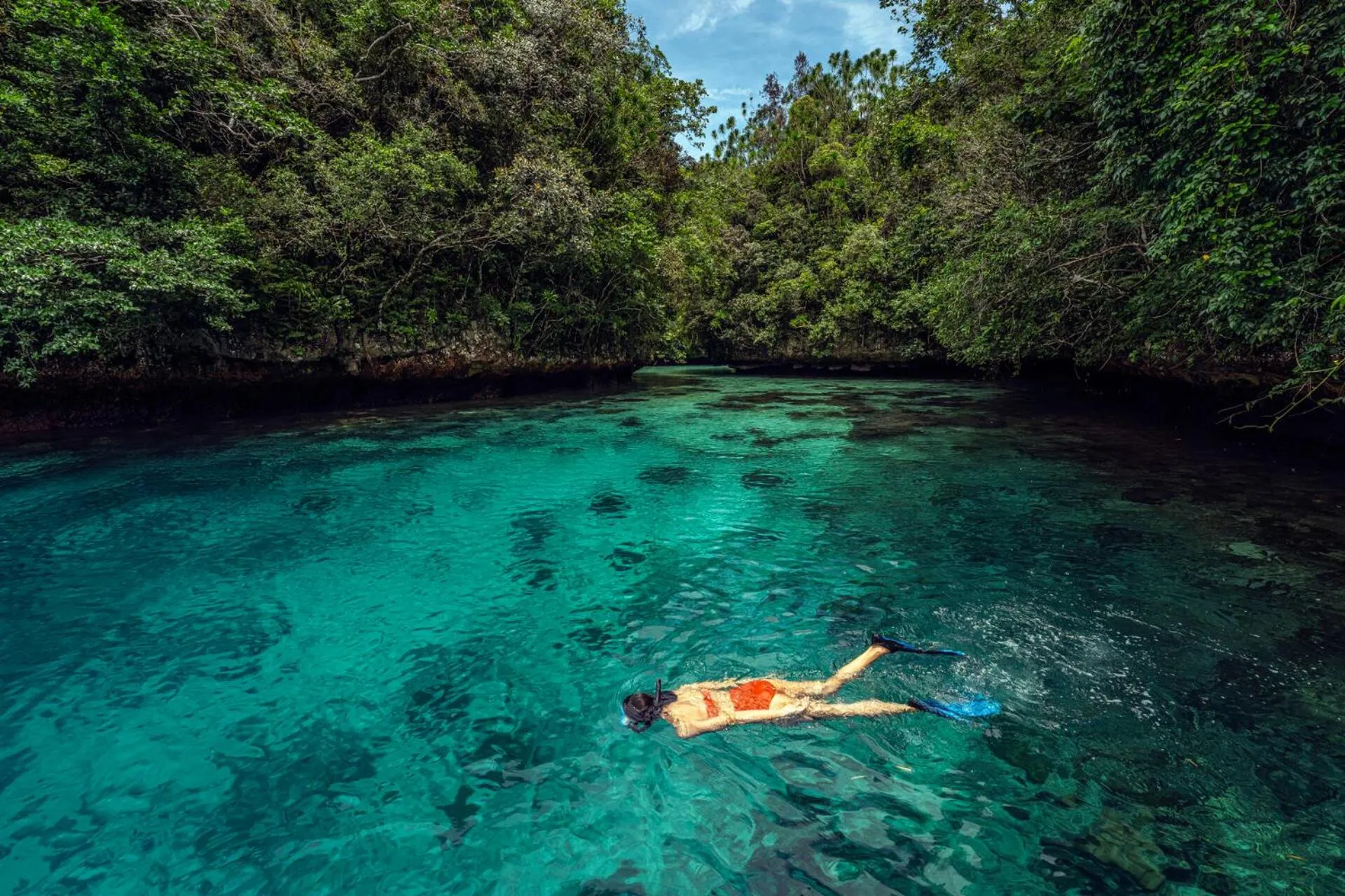 Natural landscape in Four Seasons Explorer Palau - Cruising Resort