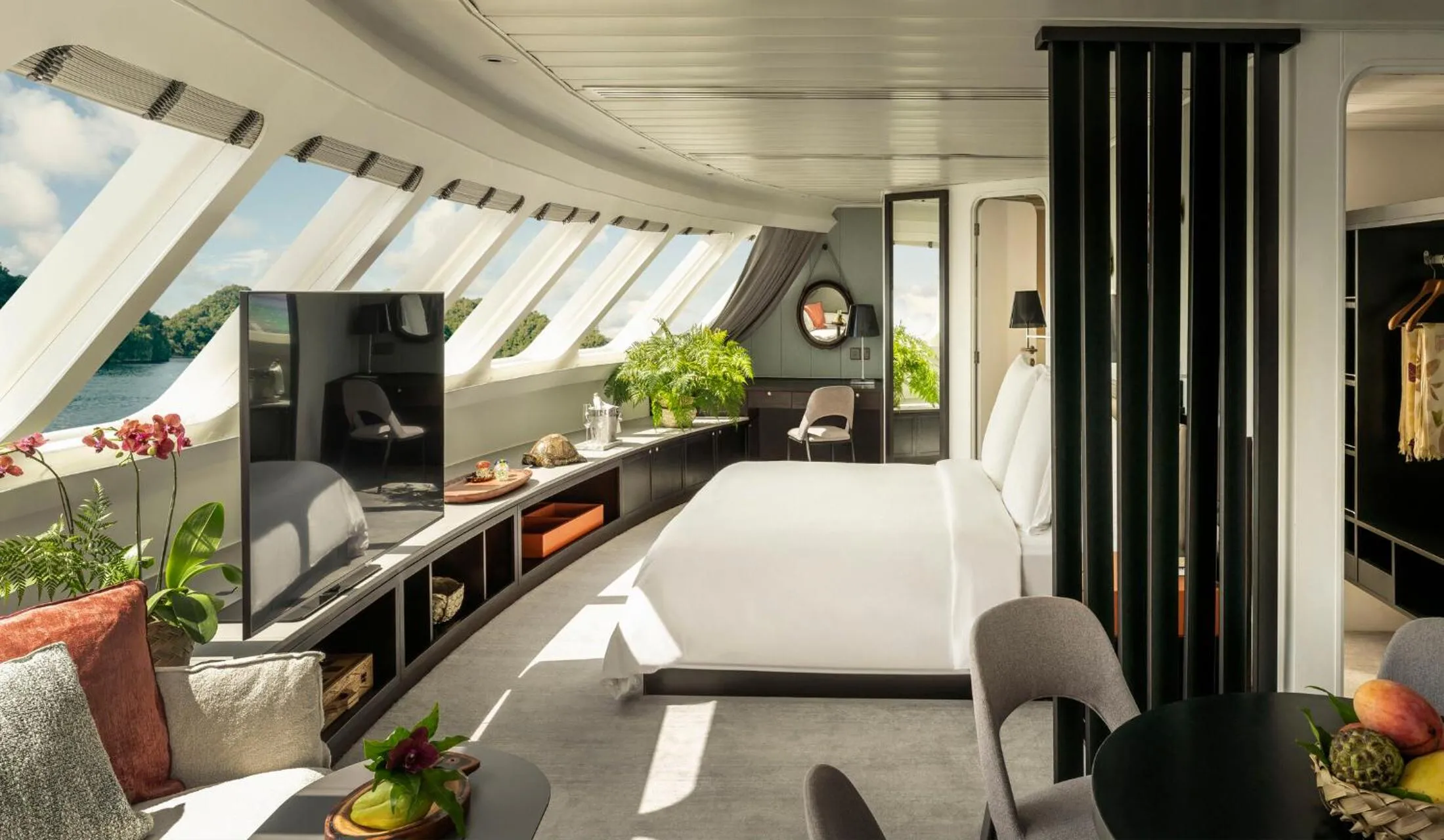 Bedroom in Four Seasons Explorer Palau - Cruising Resort