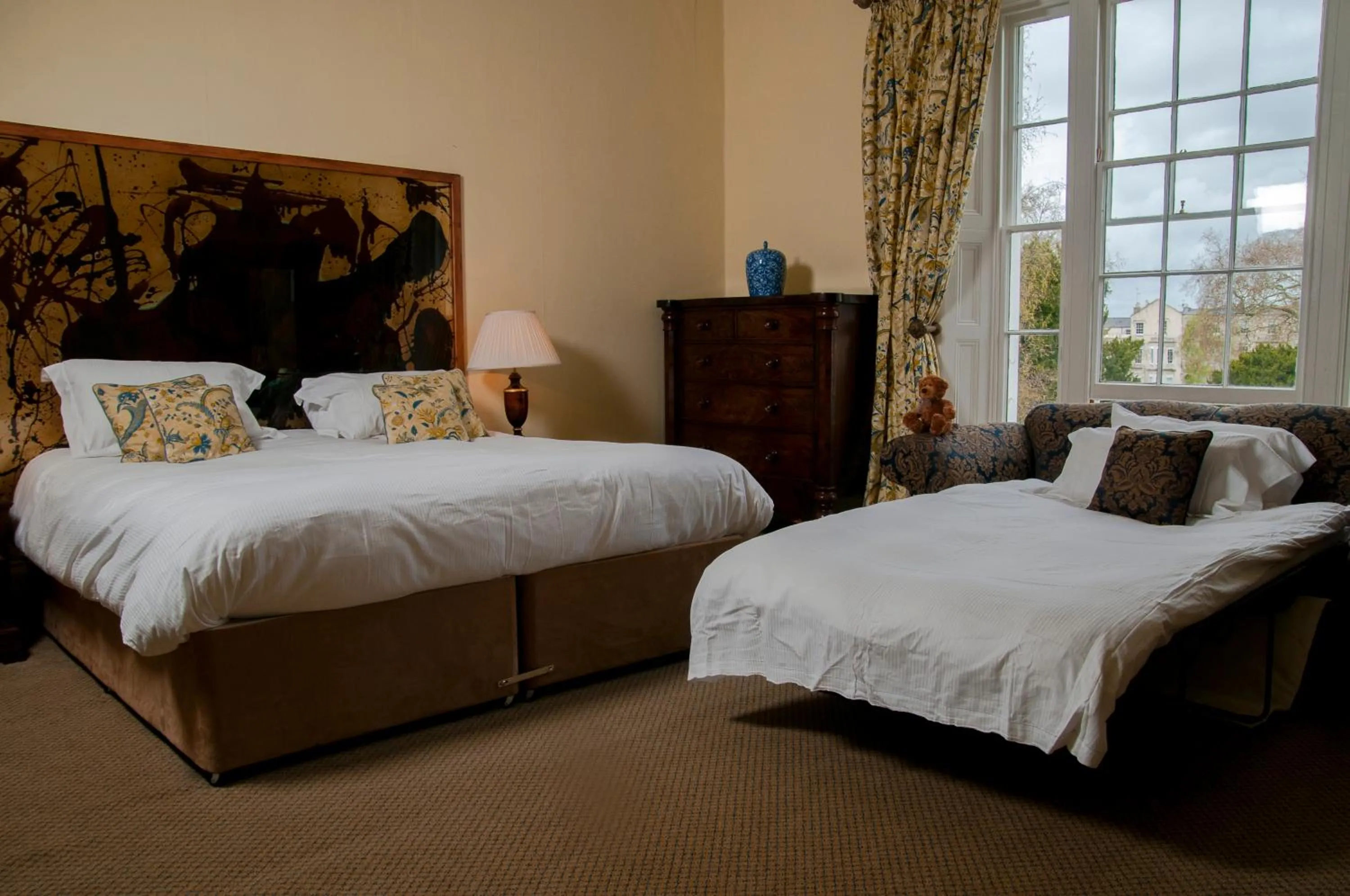 Bed in Clarence Court Hotel