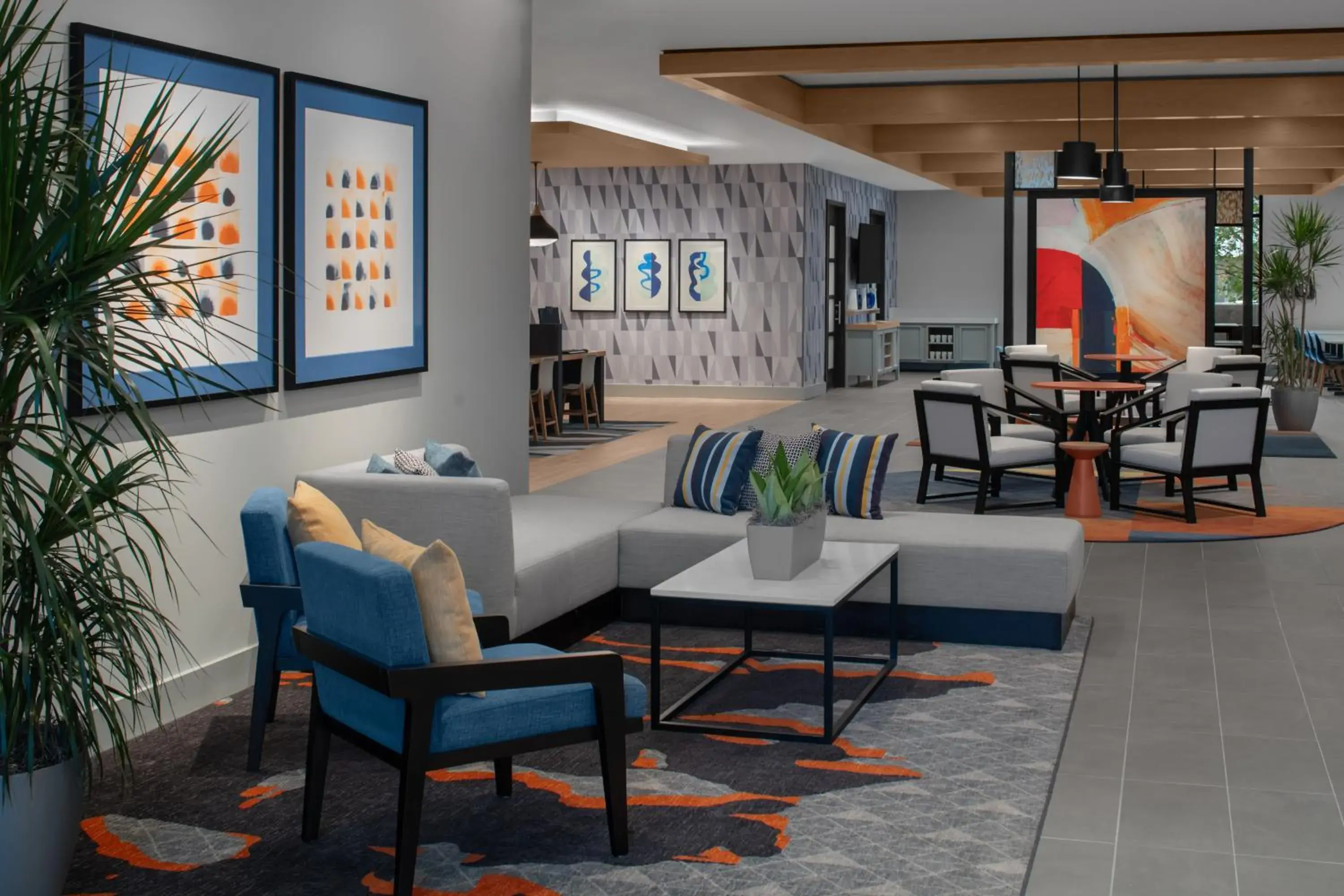 Lobby or reception in Hyatt House Lansing-University Area Lobby or reception in Hyatt House Lansing-University Area