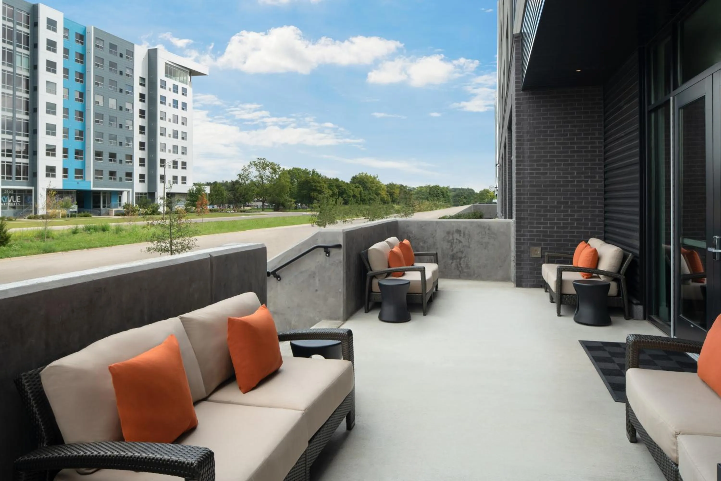 Patio in Hyatt House Lansing-University Area