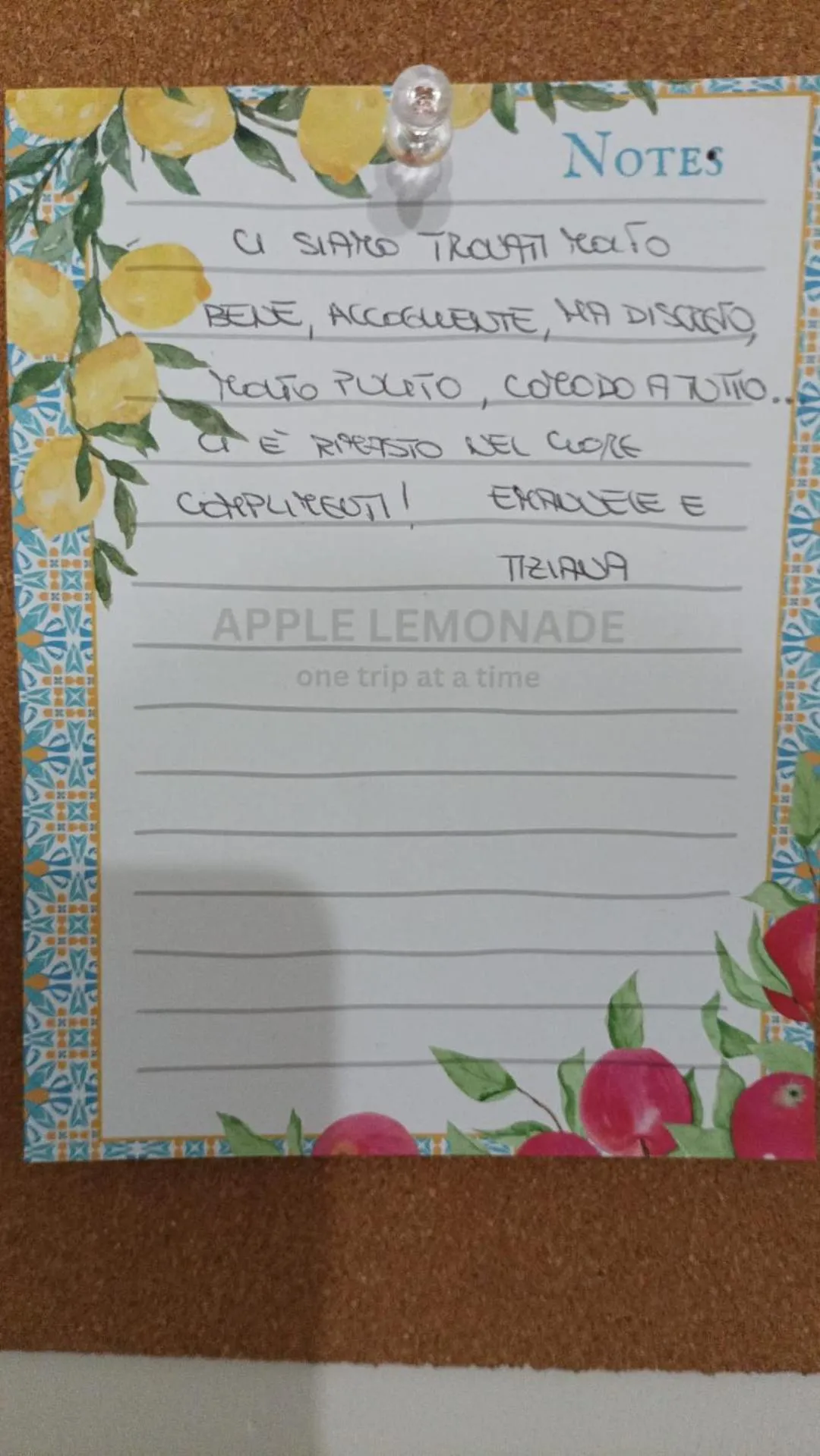 Apple Lemonade B&B