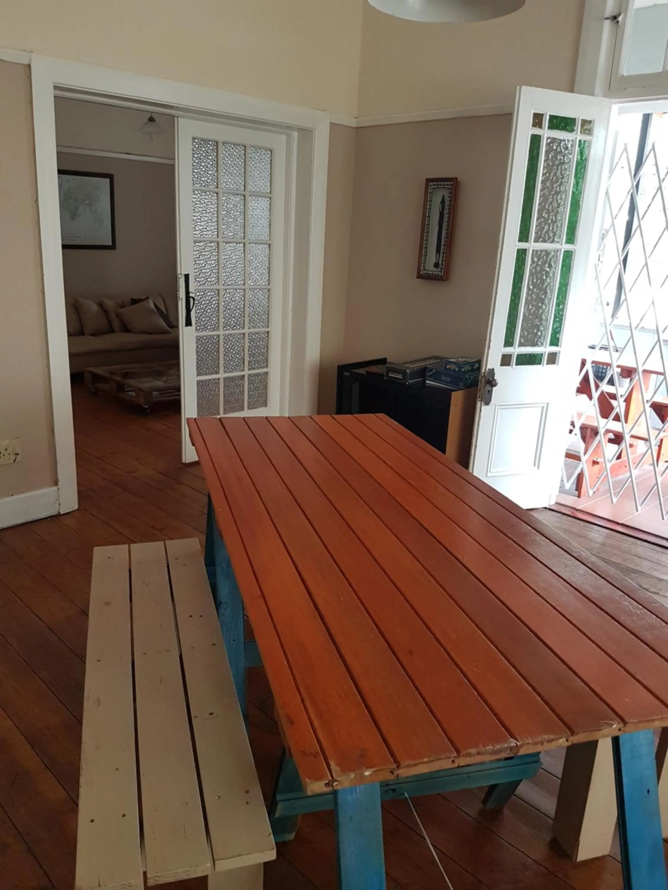 Dining area in Oasis Shanti Backpackers