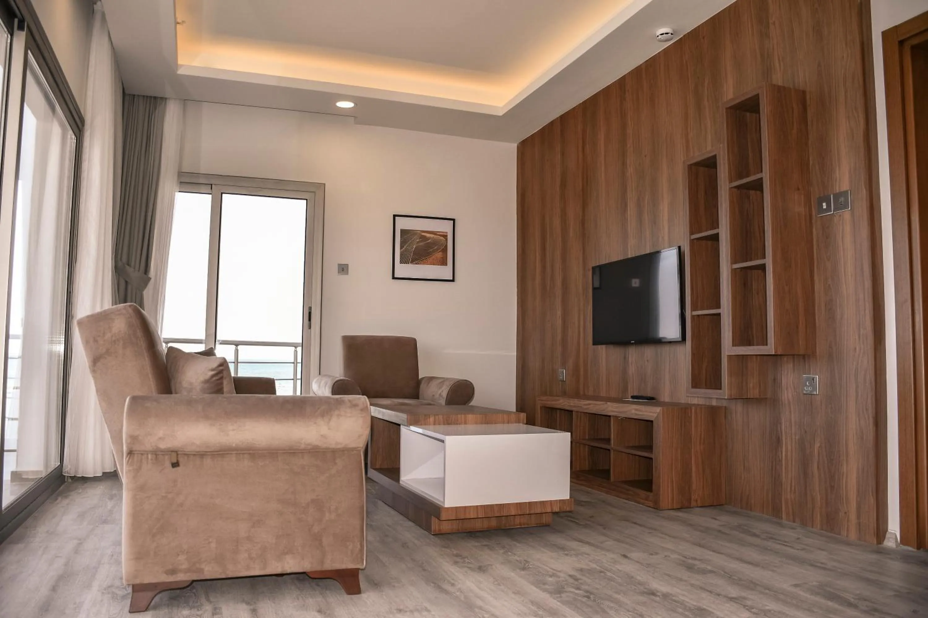 Seating area in Mimoza Beach Hotel