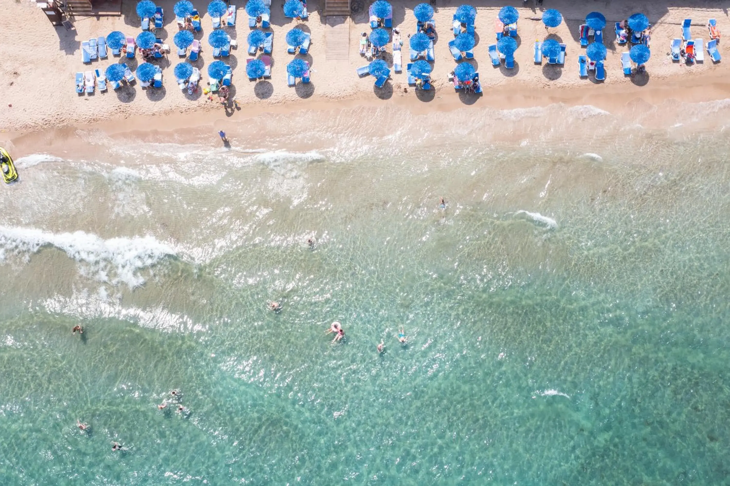 Bird's eye view in Mimoza Beach Hotel Bird's eye view in Mimoza Beach Hotel