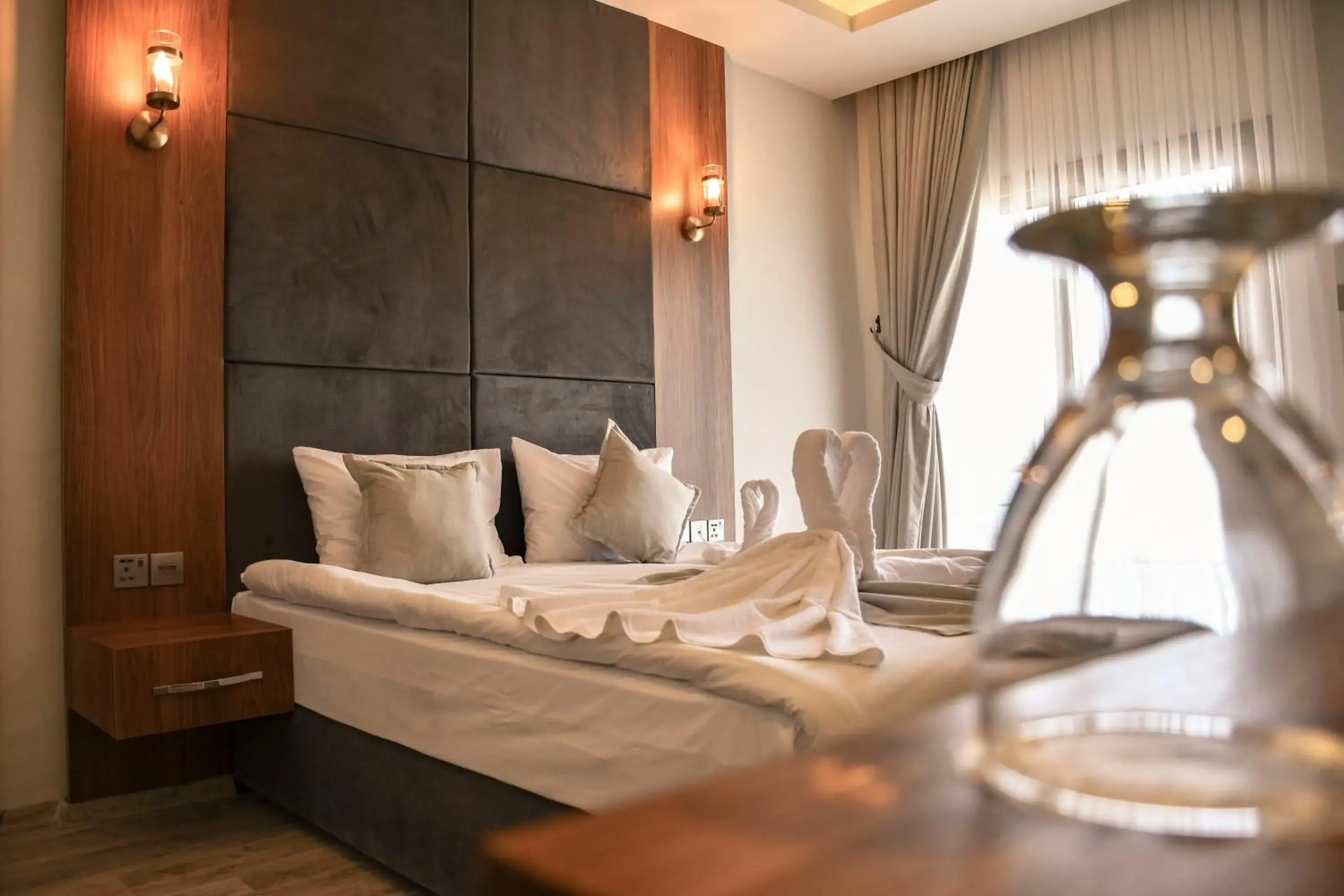 Bedroom, Bed in Mimoza Beach Hotel Bedroom, Bed in Mimoza Beach Hotel