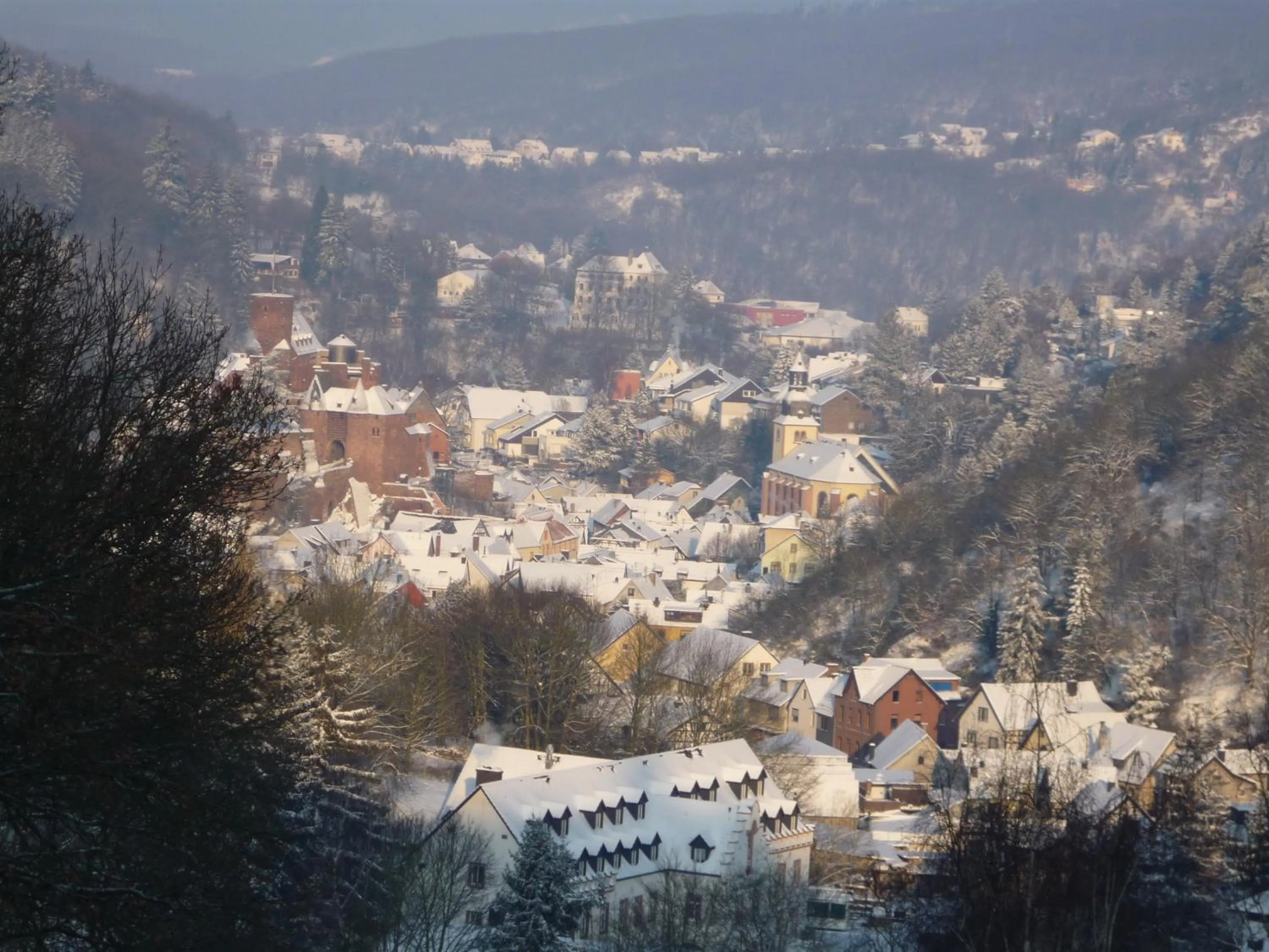 Winter in Ferienwohnung Kleinschmidt
