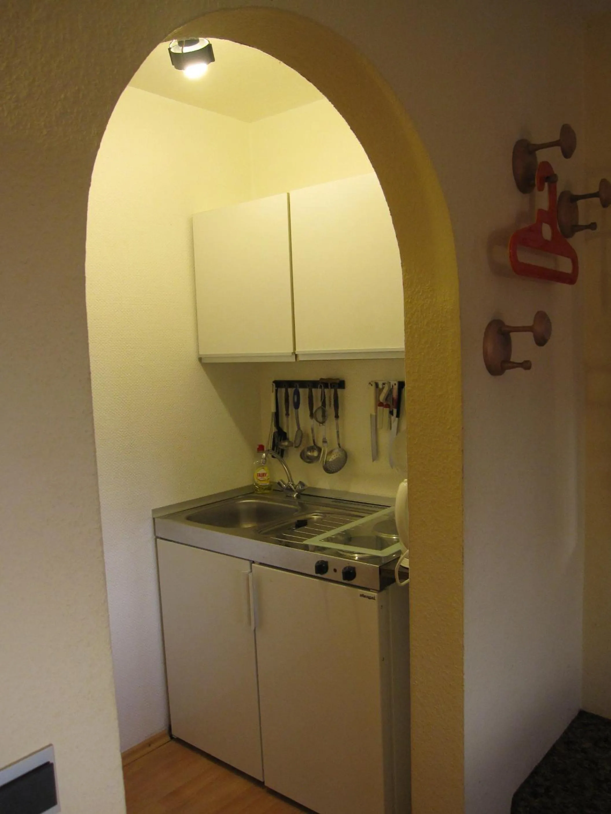 Kitchen or kitchenette in Ferienwohnung Kleinschmidt