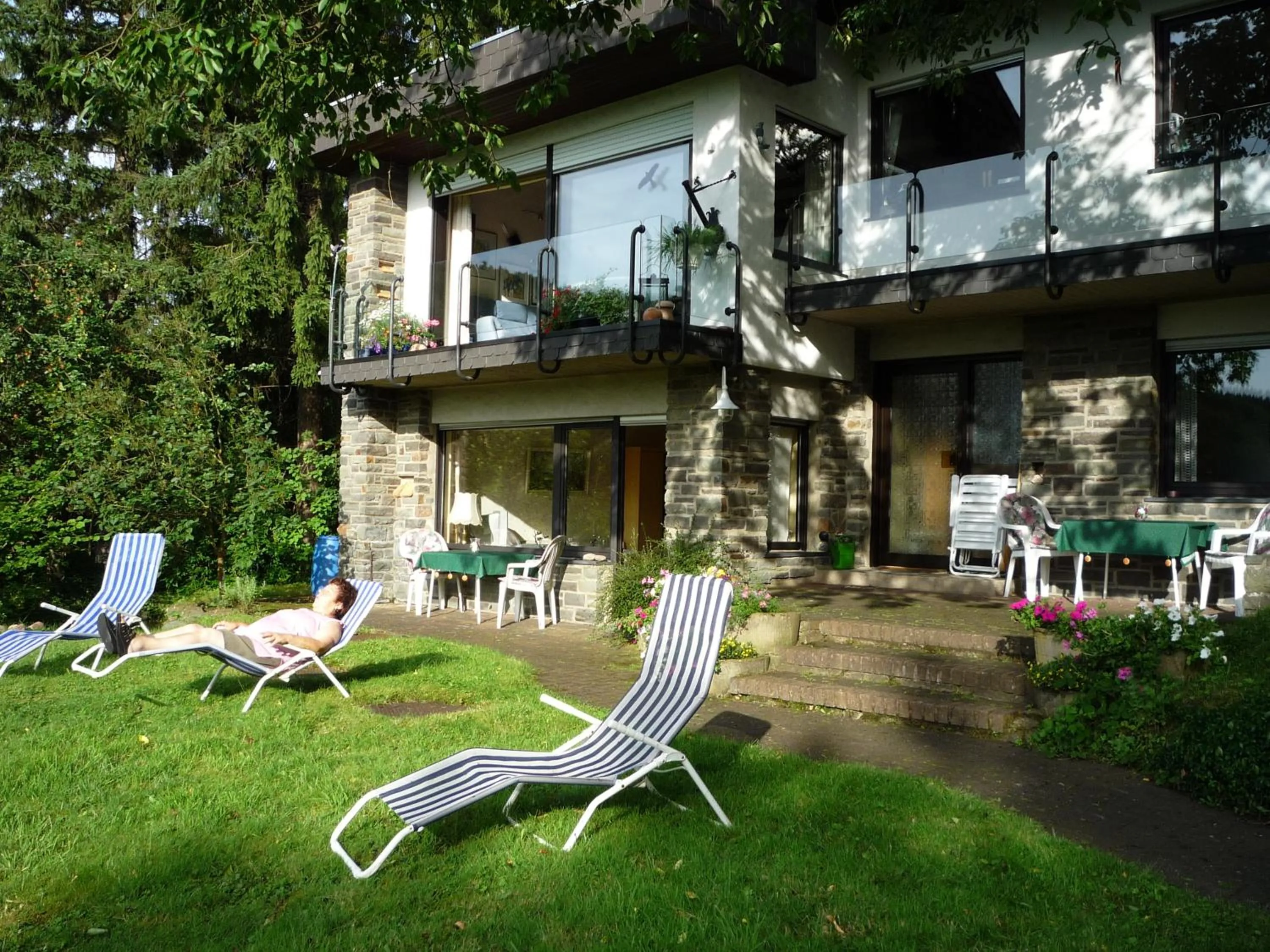 Balcony/Terrace in Ferienwohnung Kleinschmidt