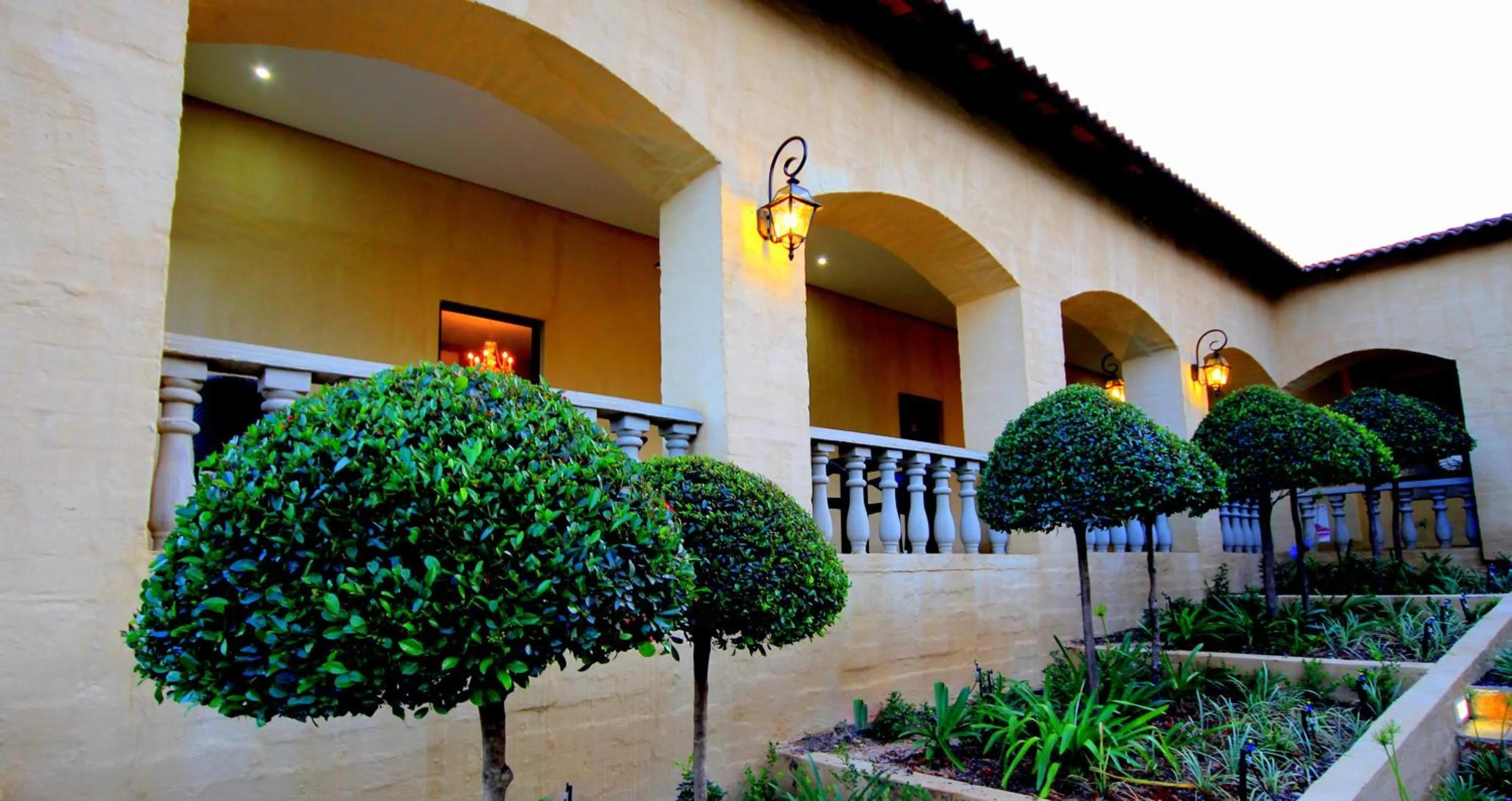 Decorative detail in La Villa Vita