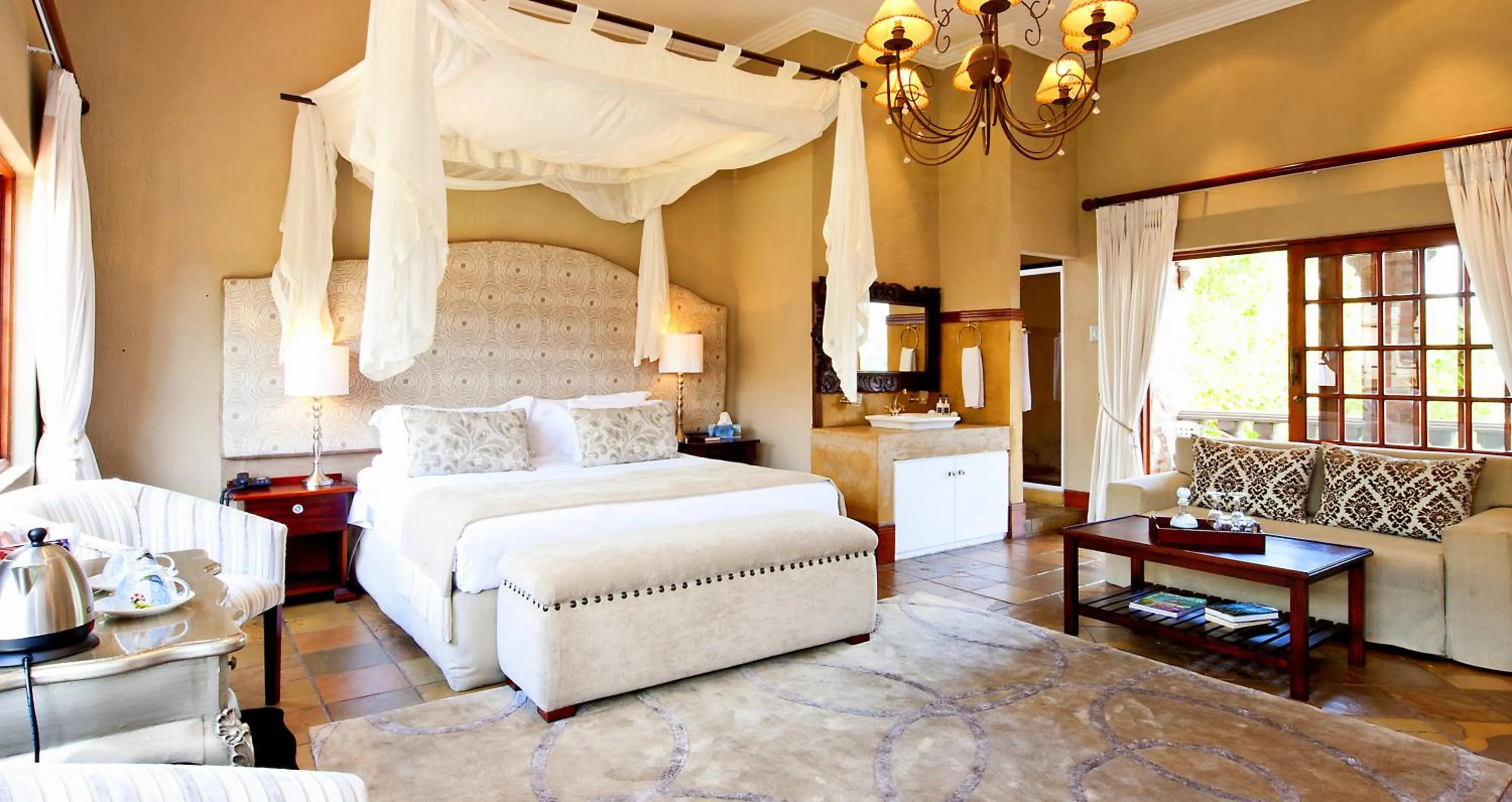 Bed in La Villa Vita