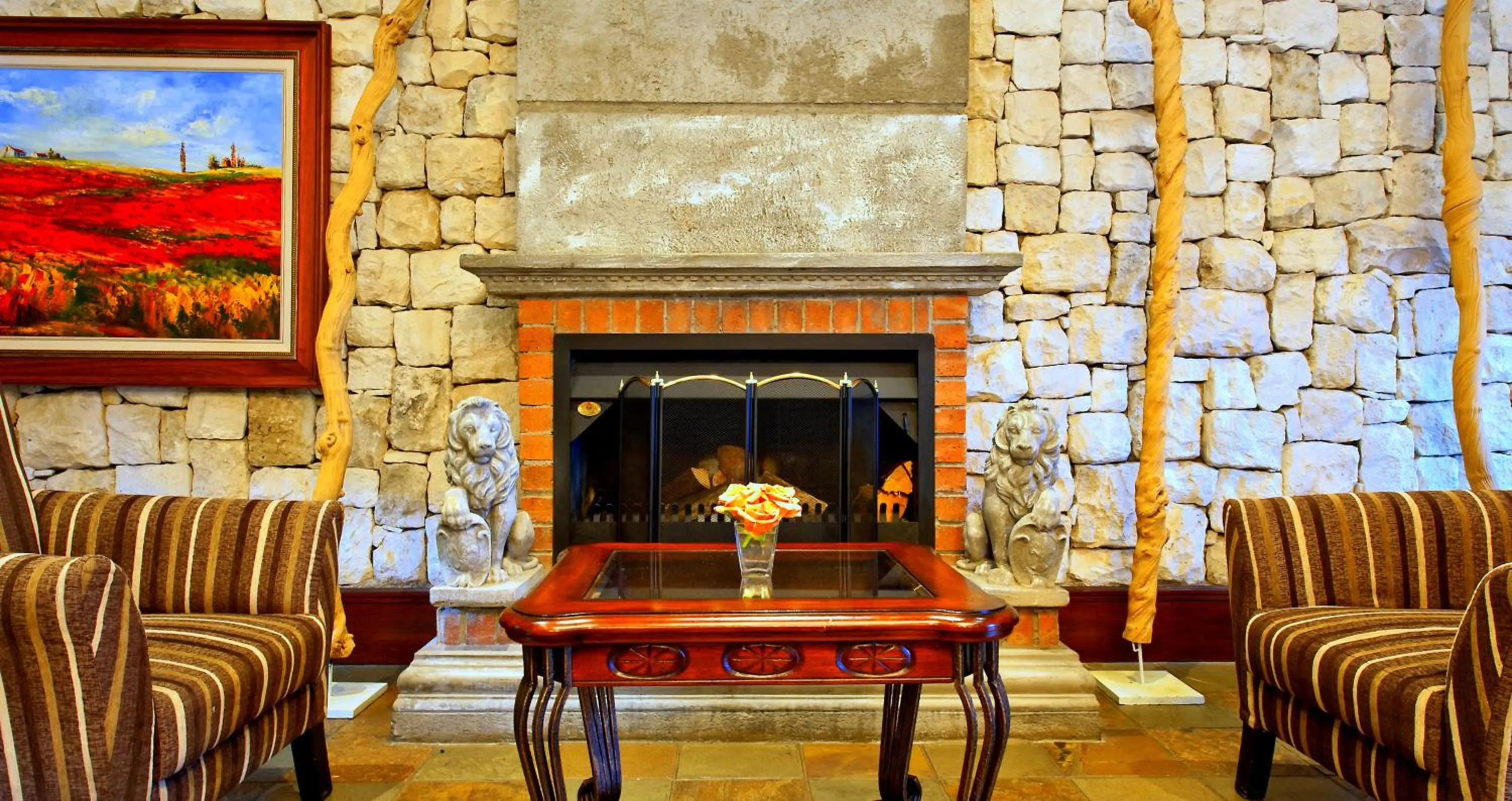 Lobby or reception in La Villa Vita