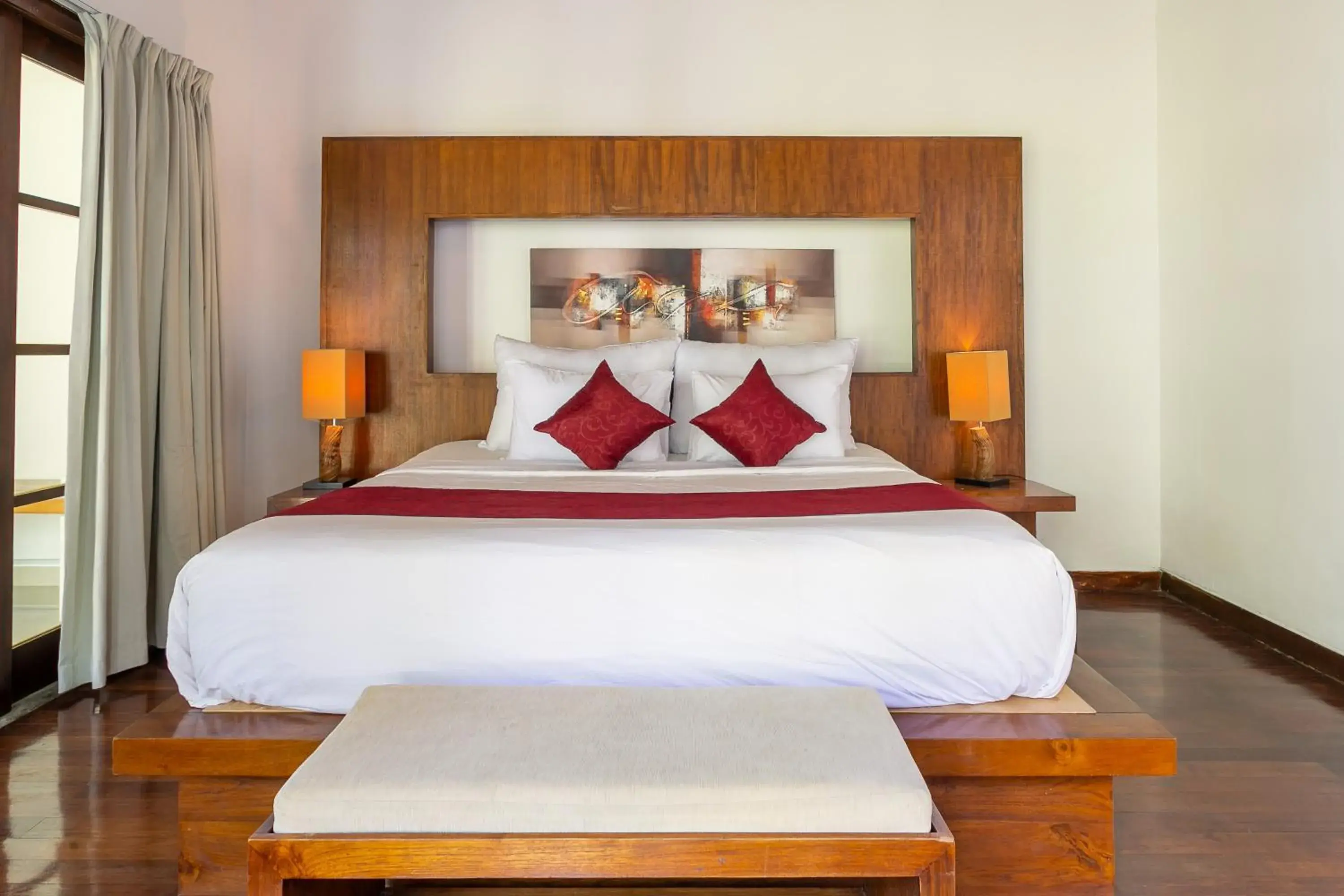 Bed in Sukanami Villa Ubud by ecommerceloka Bed in Sukanami Villa Ubud by ecommerceloka