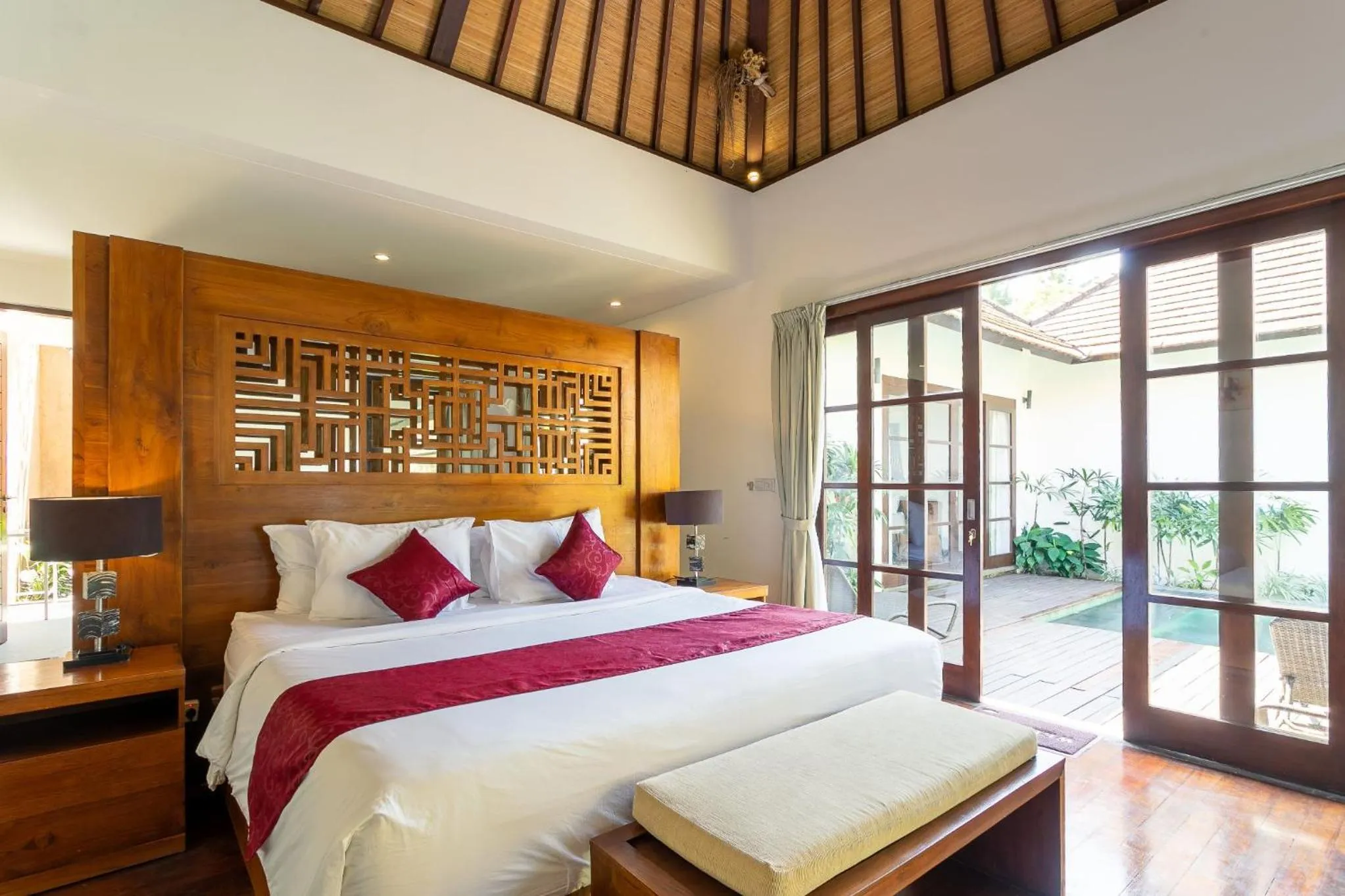 Bed in Sukanami Villa Ubud by ecommerceloka