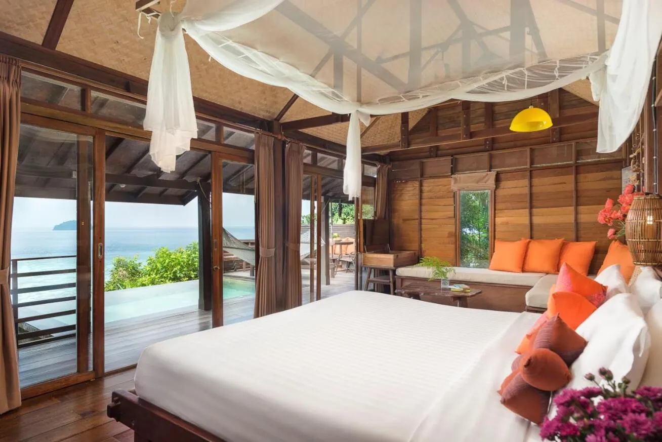 Bed in Serendipity Beach Resort Koh Lipe