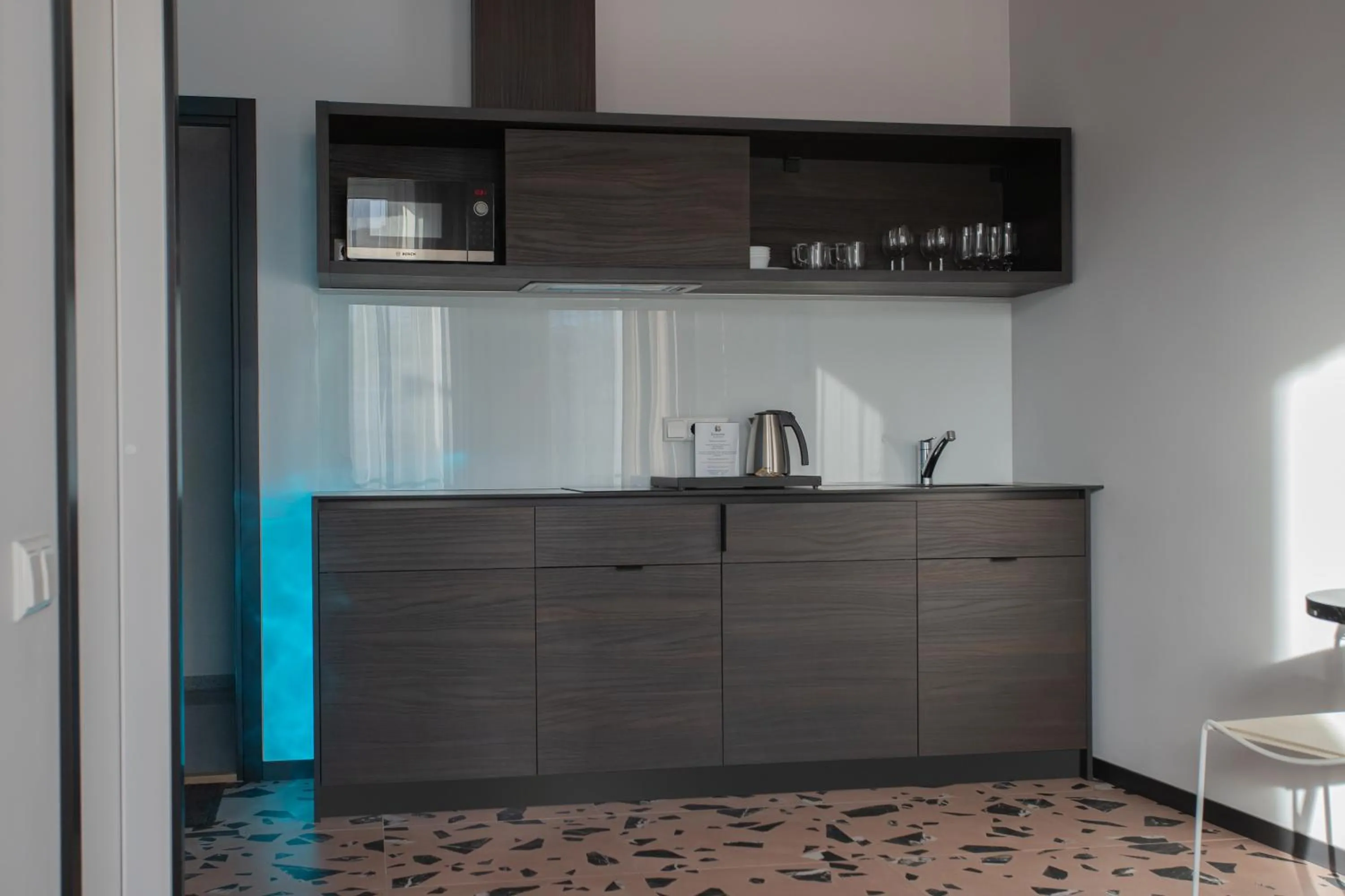 Kitchen or kitchenette in Resume apartments