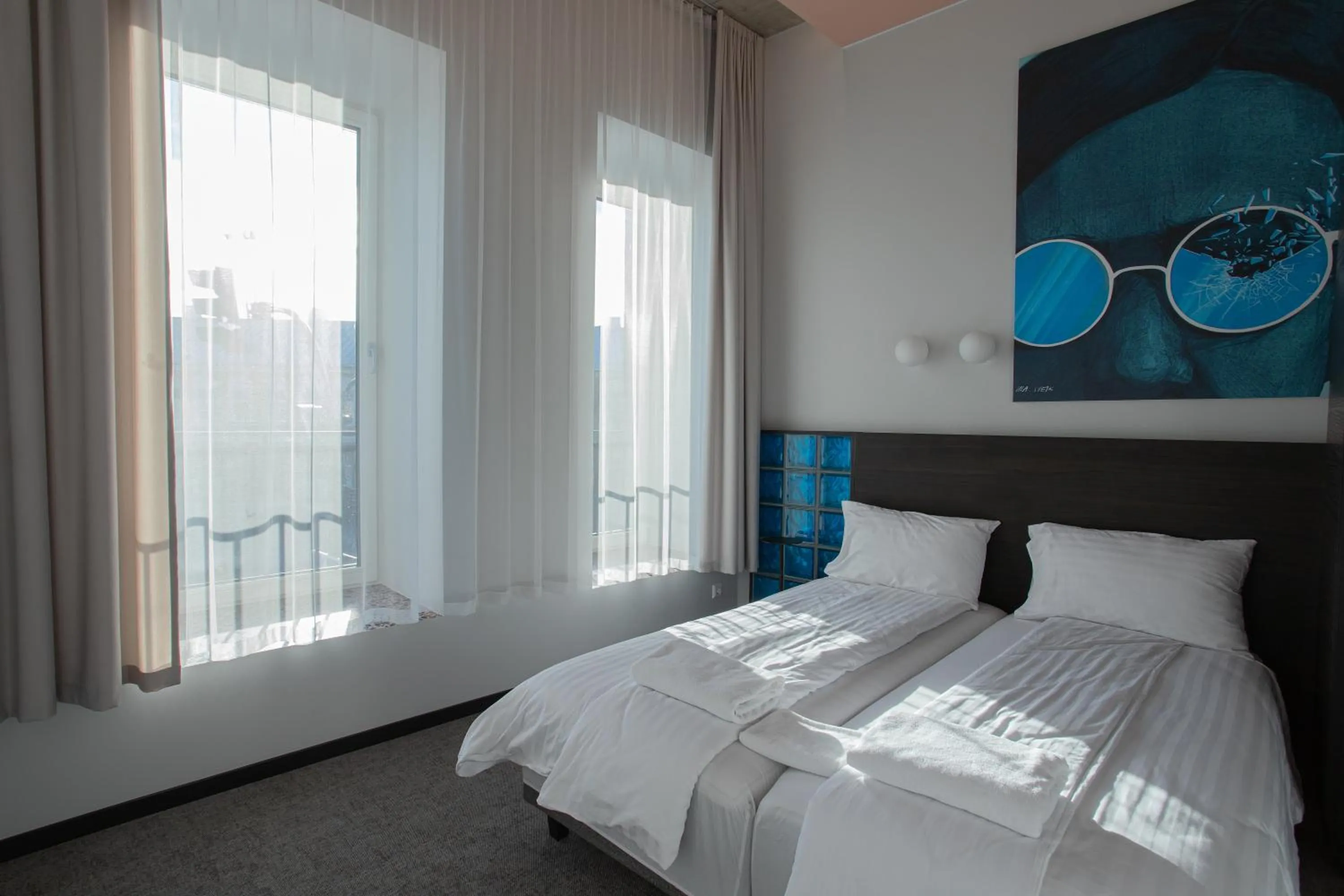 Bedroom, Bed in Resume apartments