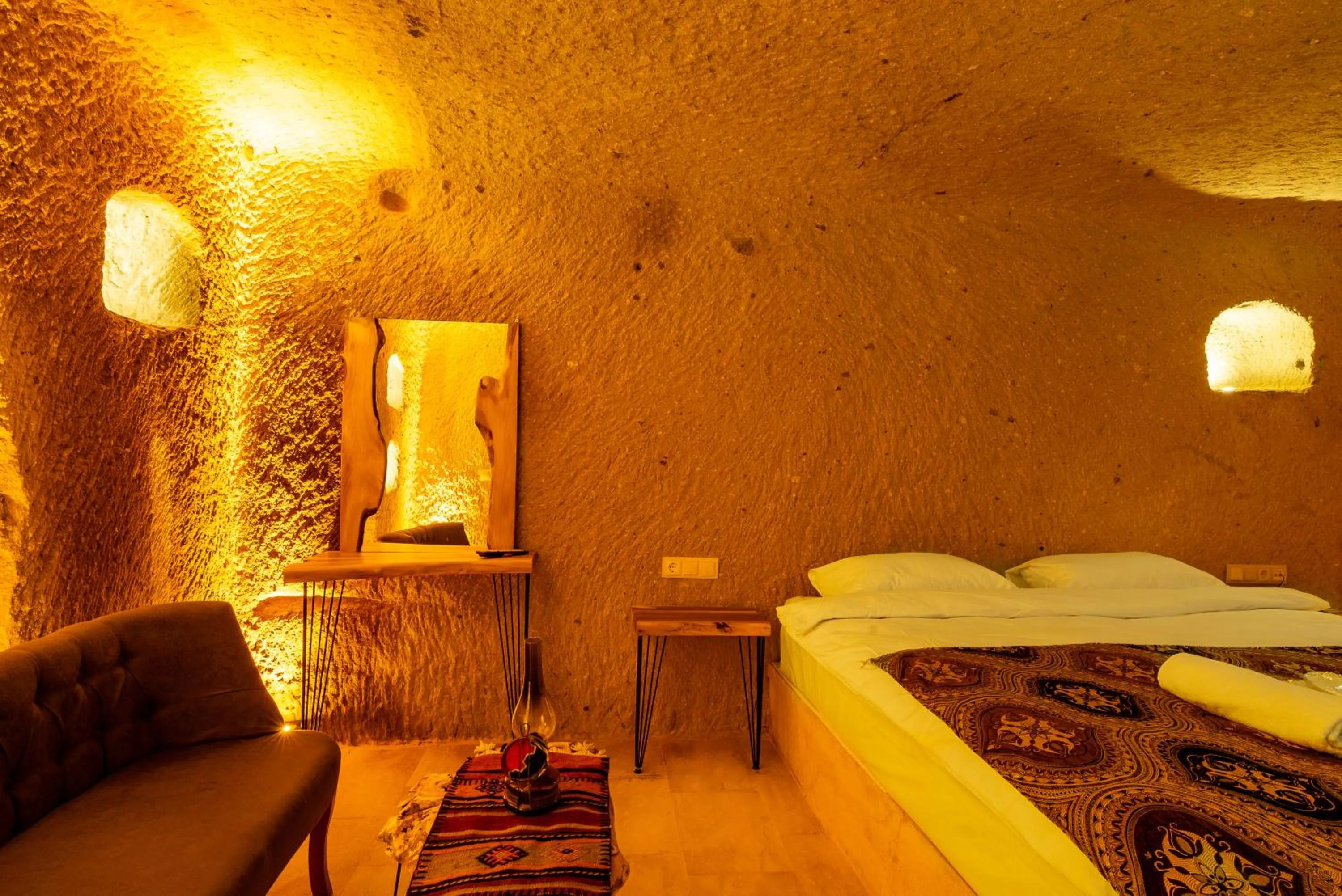 Bedroom, Bed in Cappadocia Snora Cave