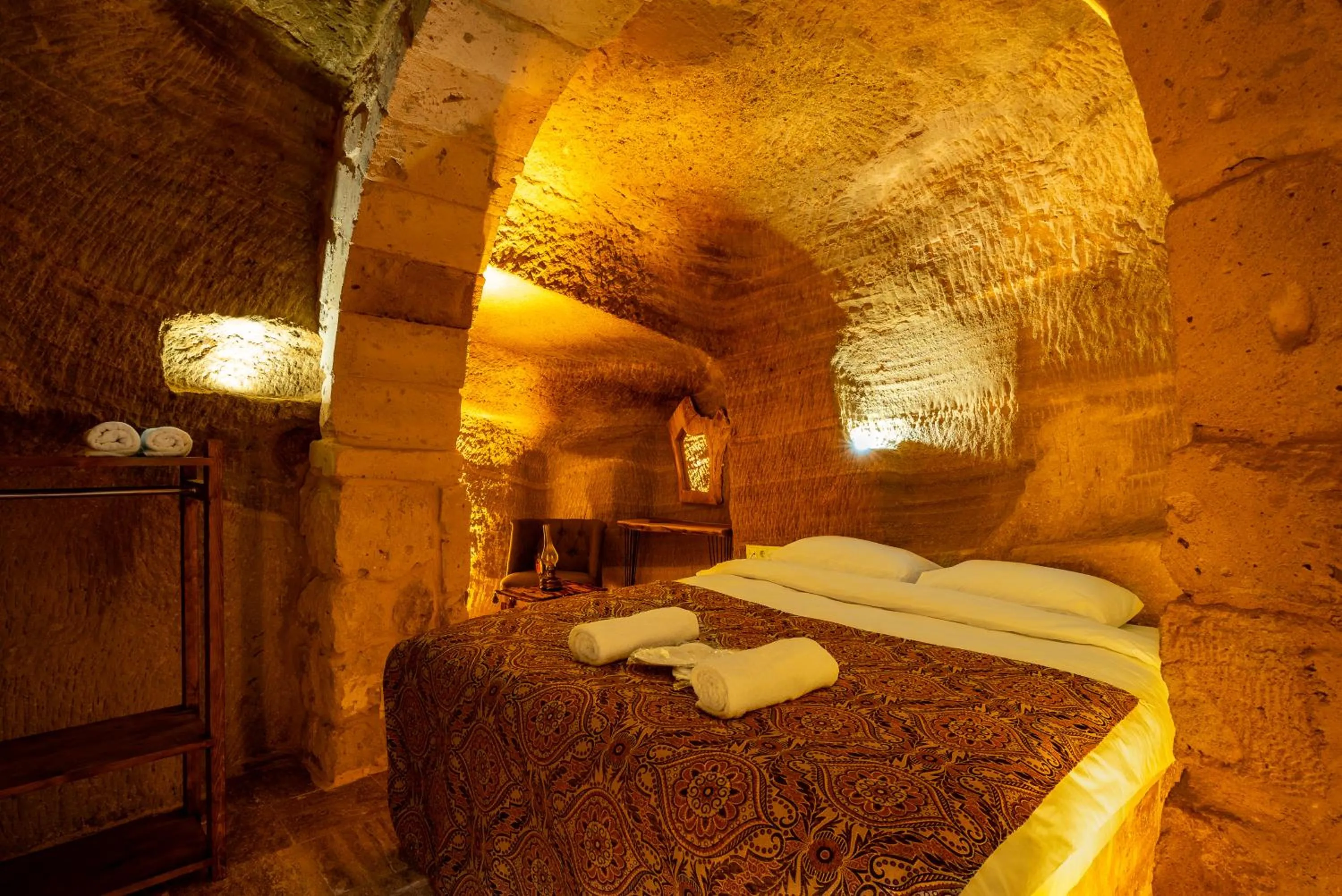 Bedroom, Bed in Cappadocia Snora Cave