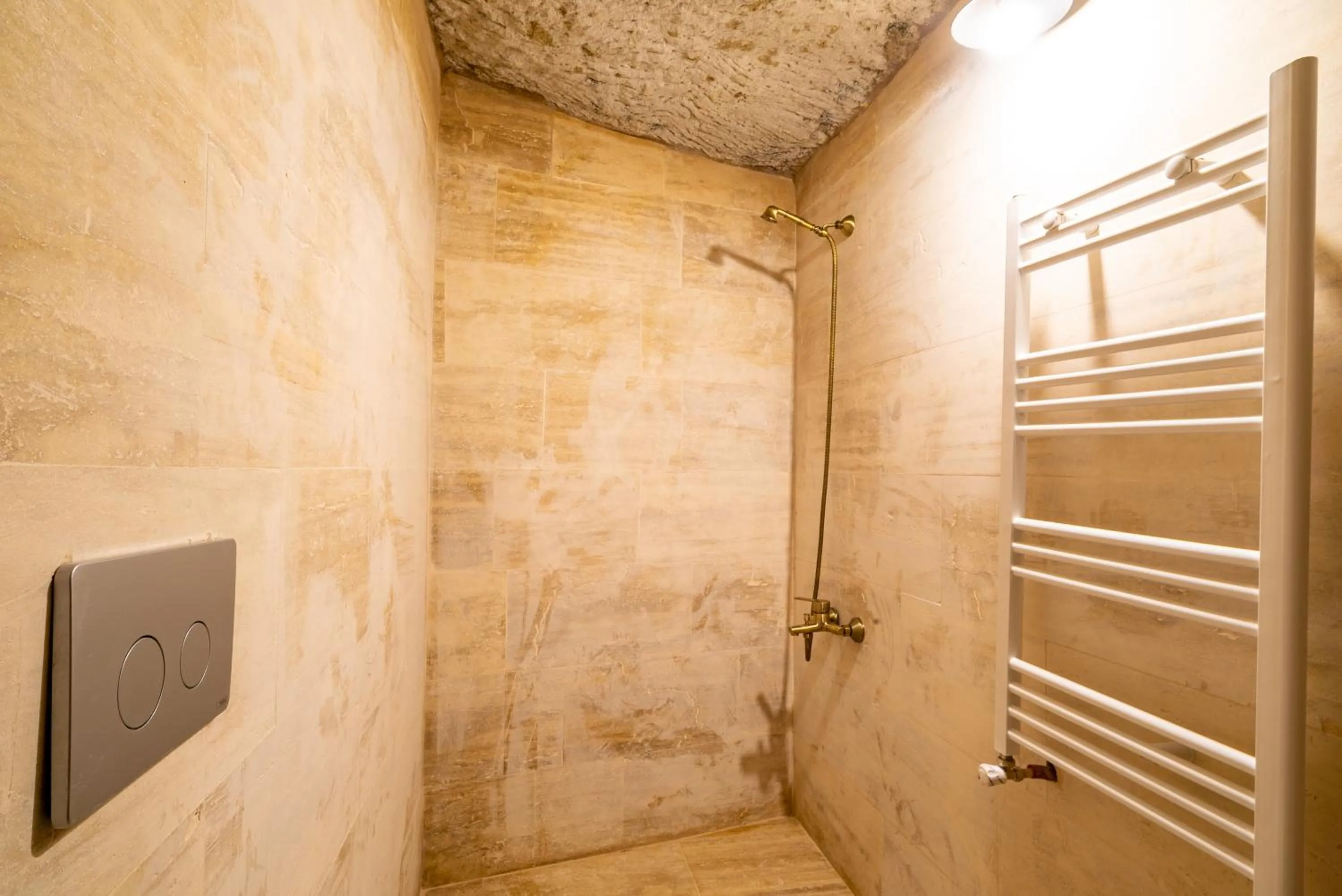 Shower in Cappadocia Snora Cave