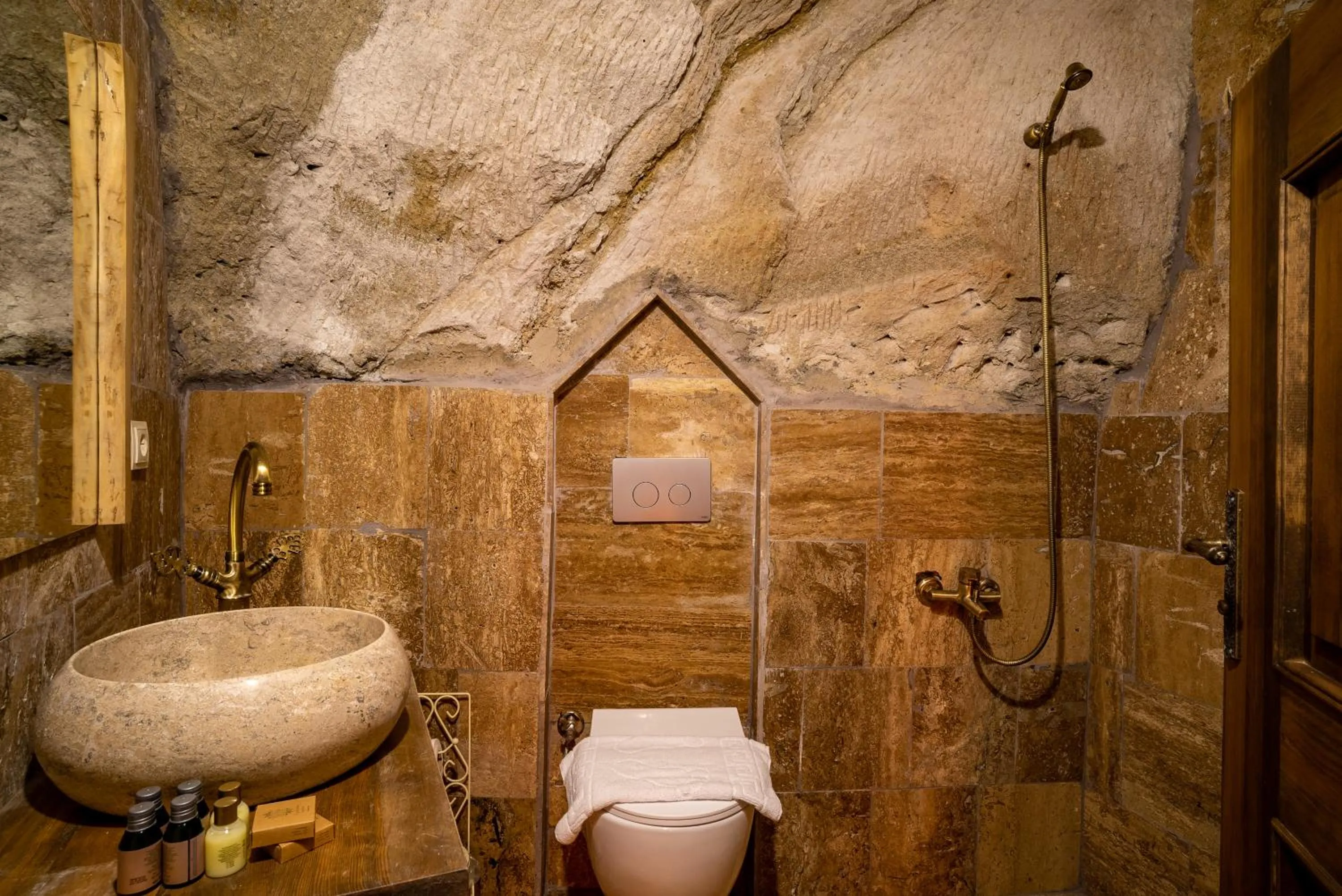 Toilet in Cappadocia Snora Cave