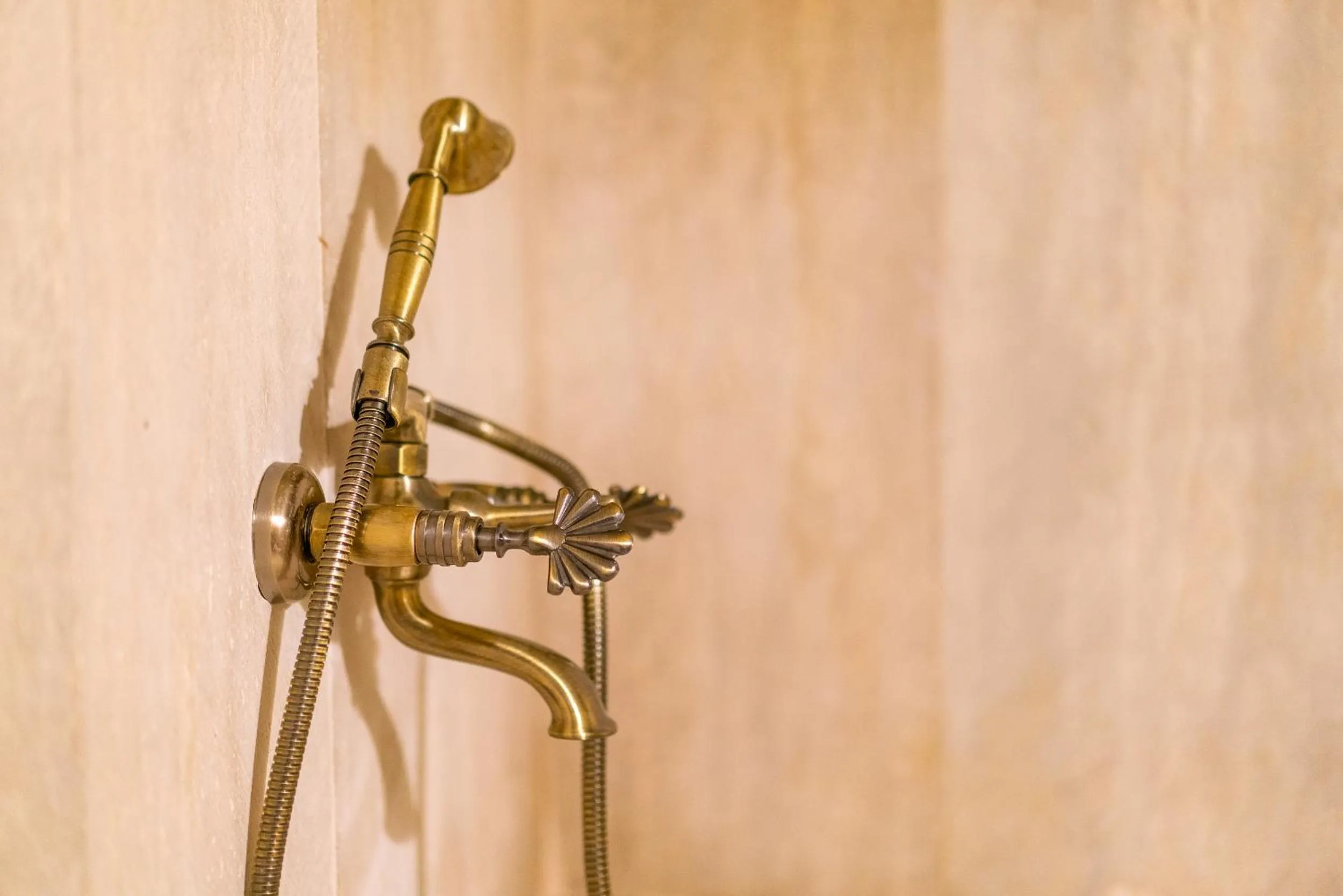 Shower in Cappadocia Snora Cave