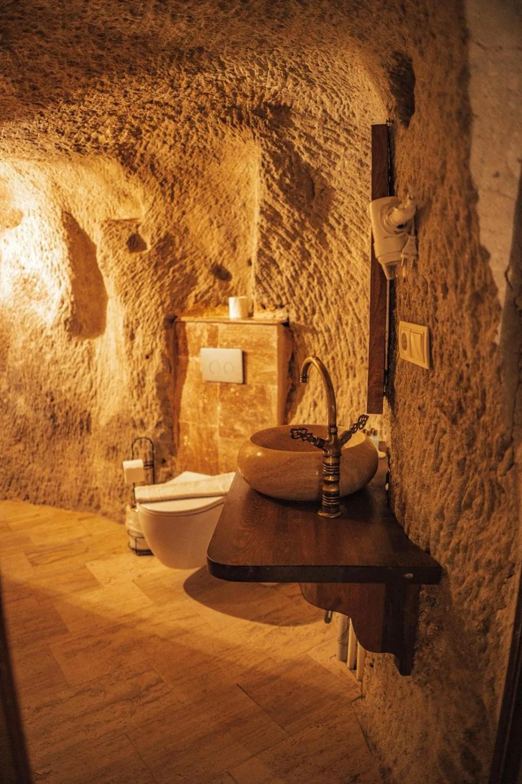 Toilet in Cappadocia Snora Cave