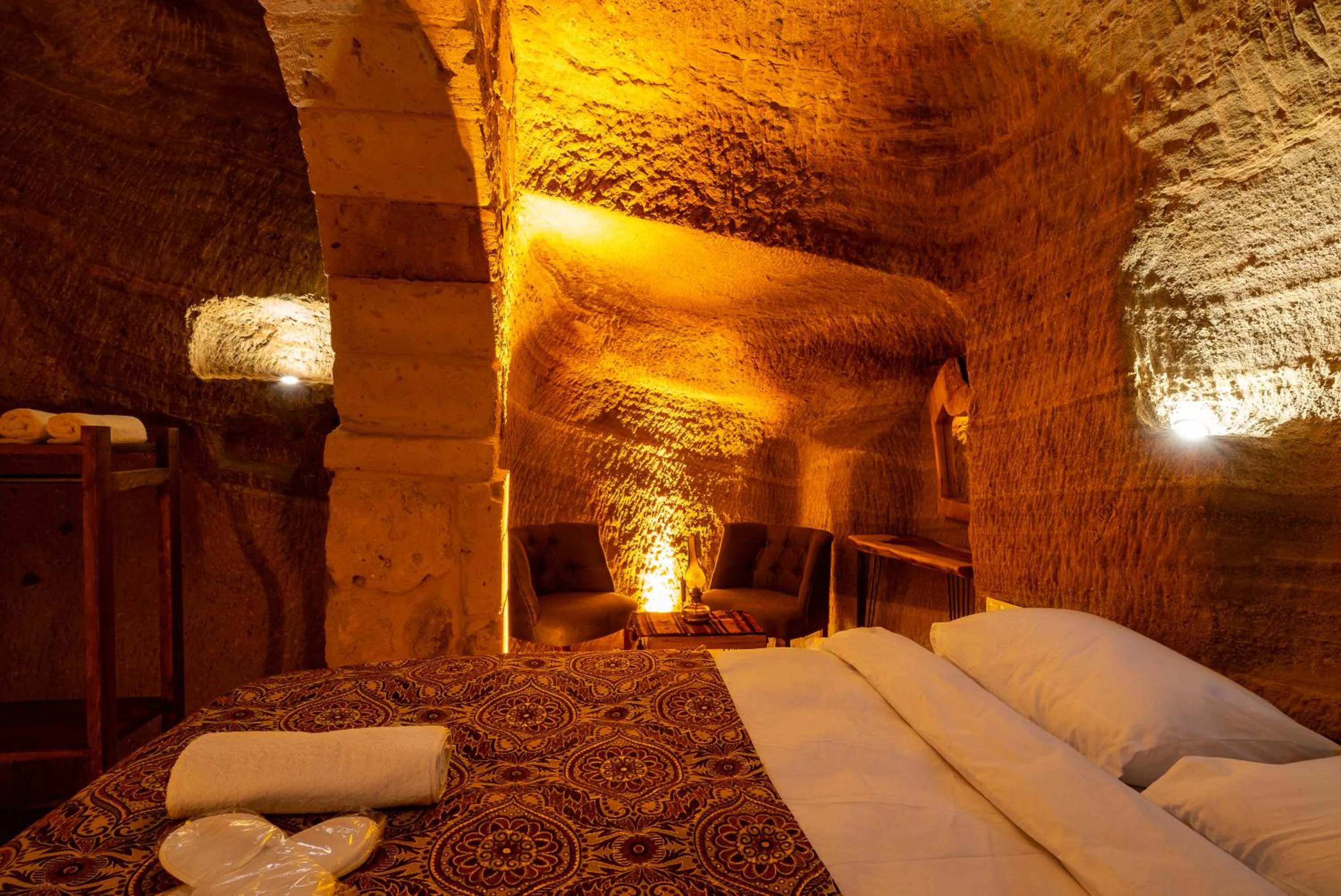 Bedroom, Bed in Cappadocia Snora Cave