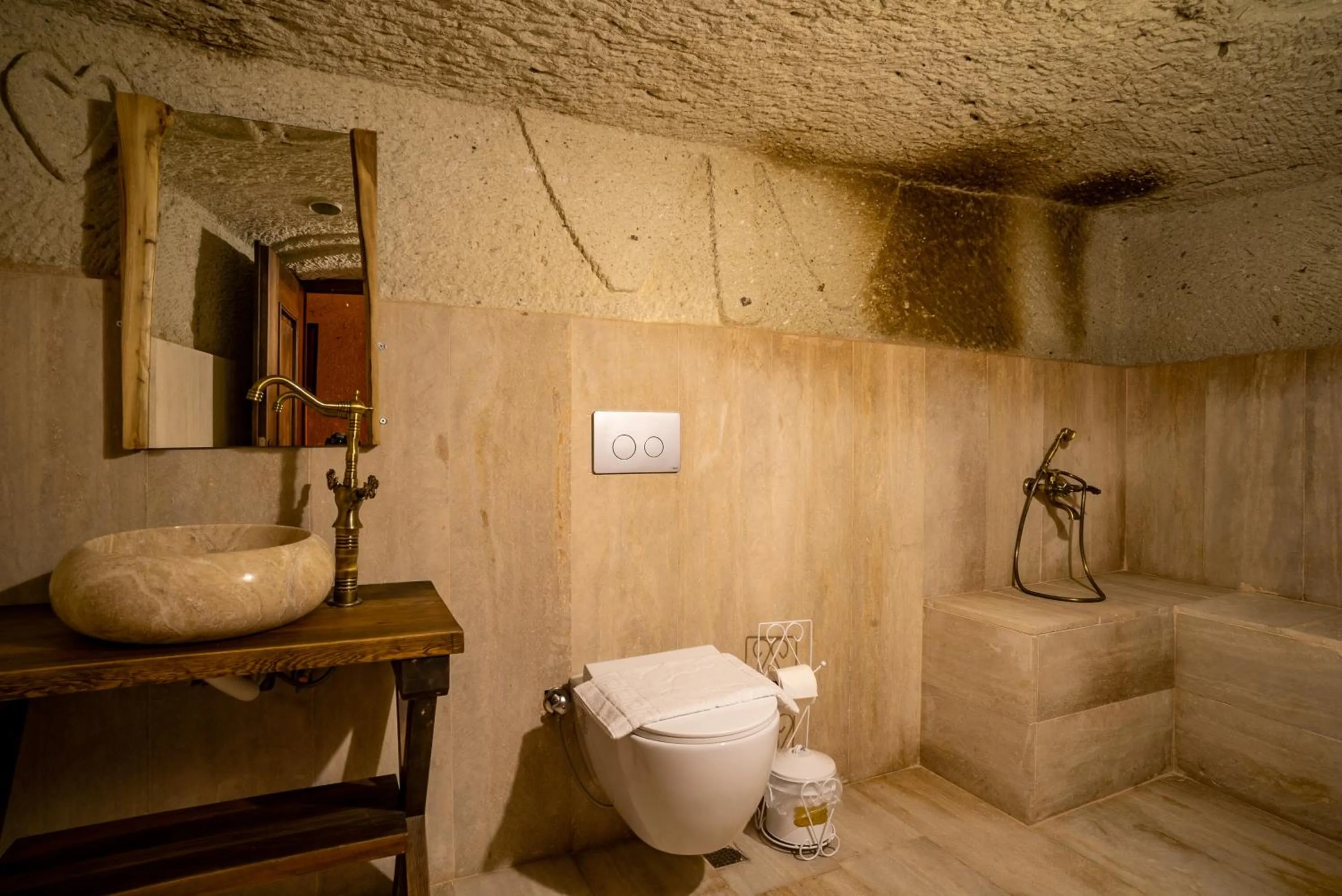 Toilet in Cappadocia Snora Cave