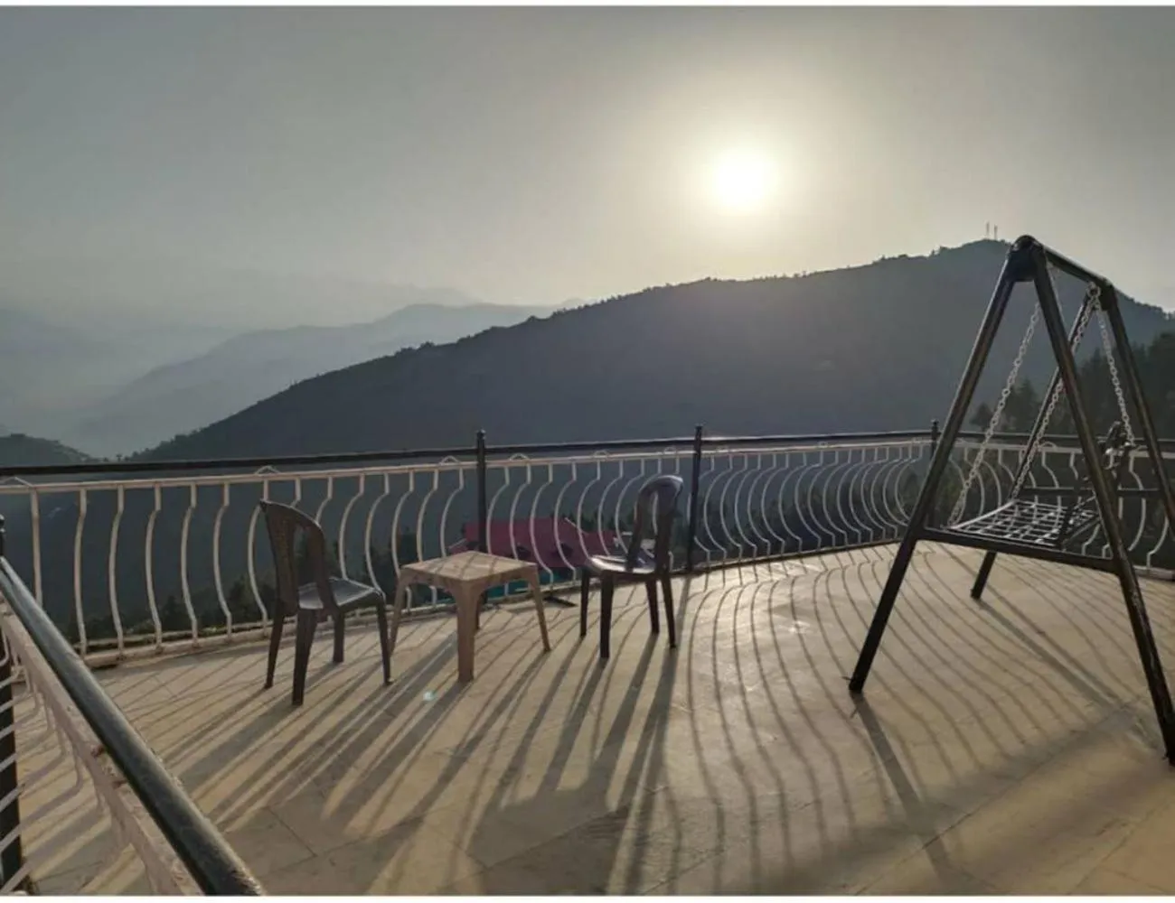 Patio in Shining Star Resort, Khajjiar