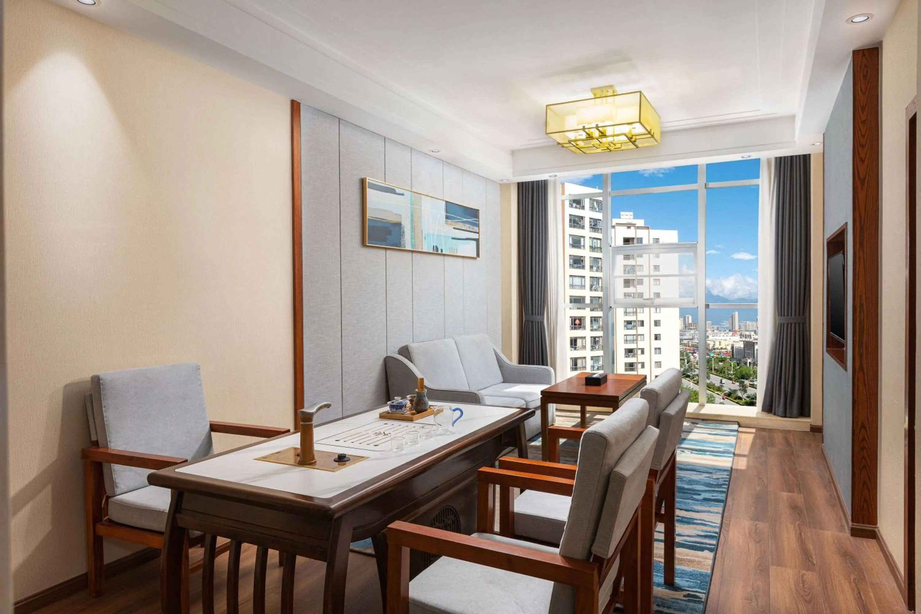 Photo of the whole room in Days Hotel by Wyndham Dali High-speed Railway Station