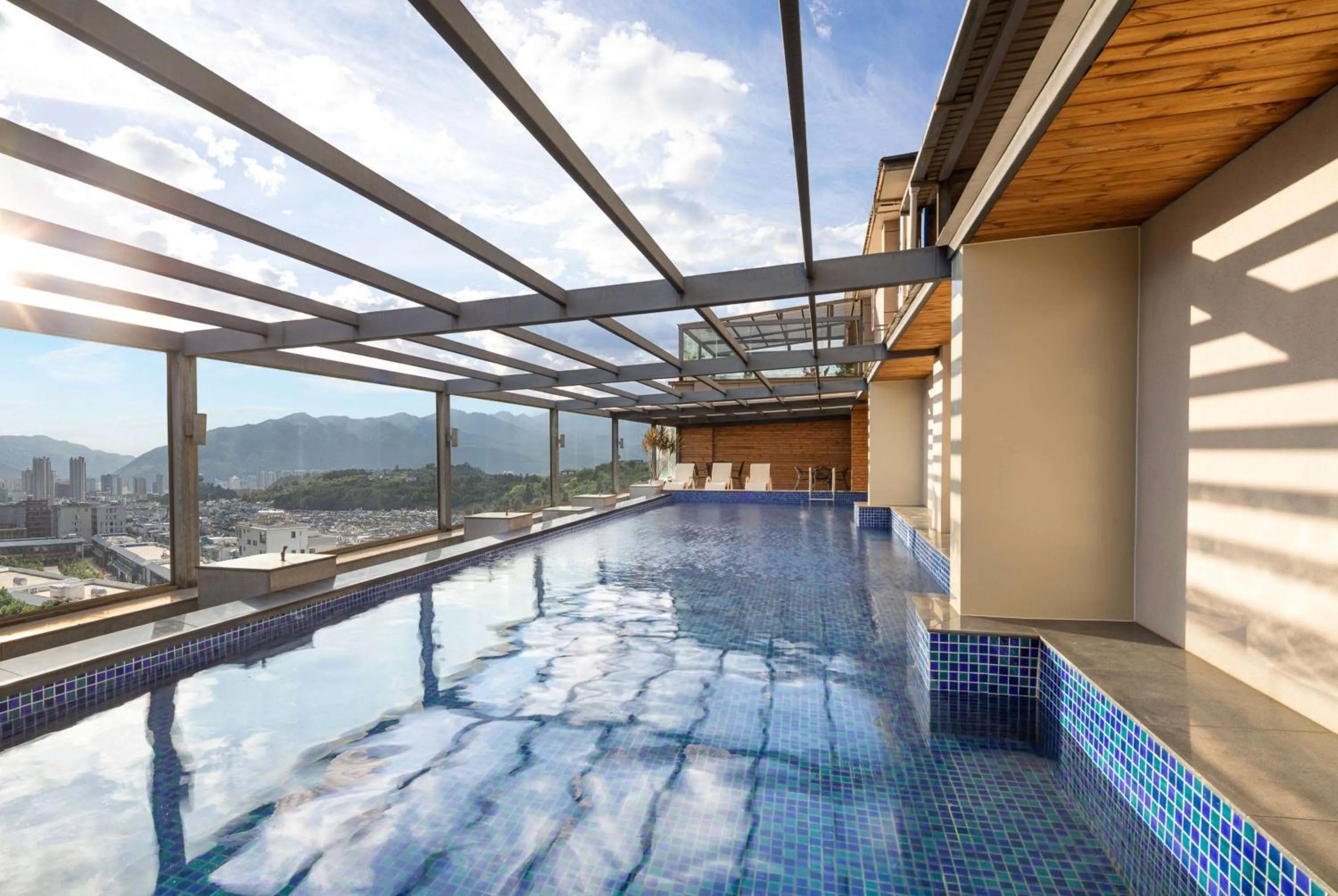 Pool view in Days Inn by Wyndham Dali Erhai Park