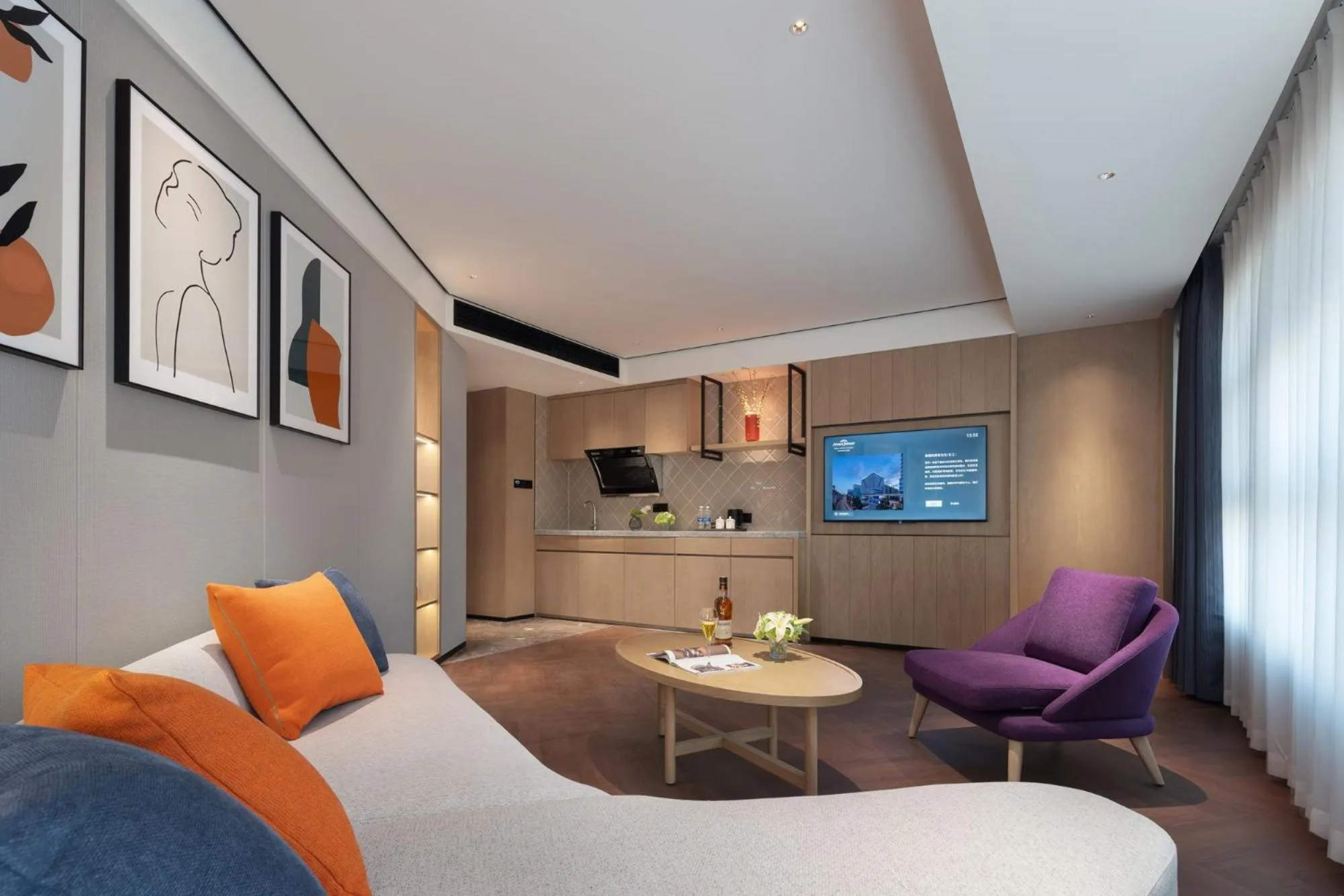 Living room in Howard Johnson Airport Hotel Changsha