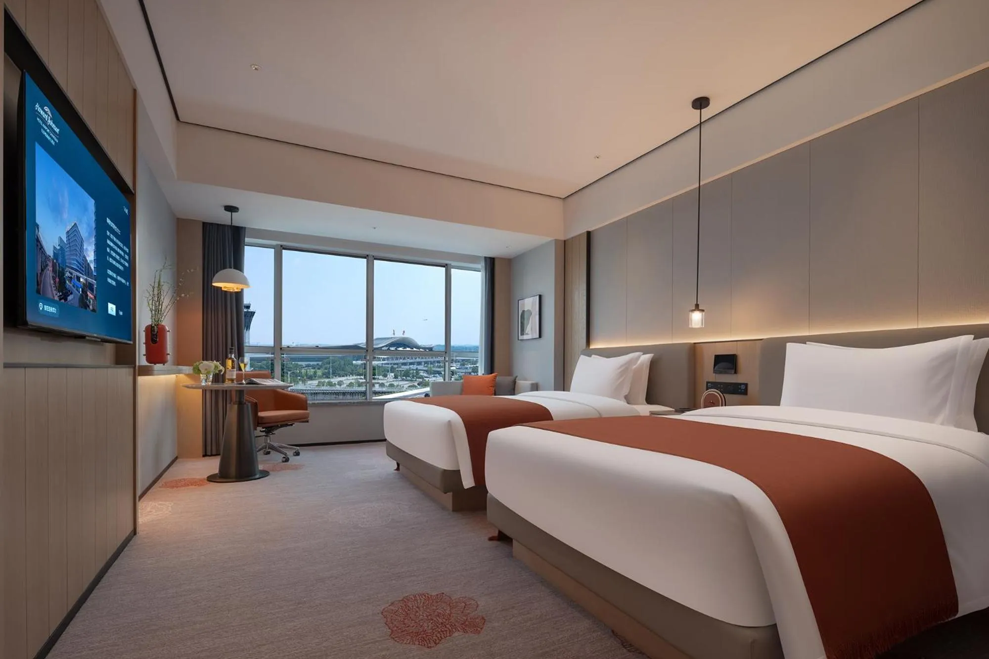 Bedroom, Bed in Howard Johnson Airport Hotel Changsha