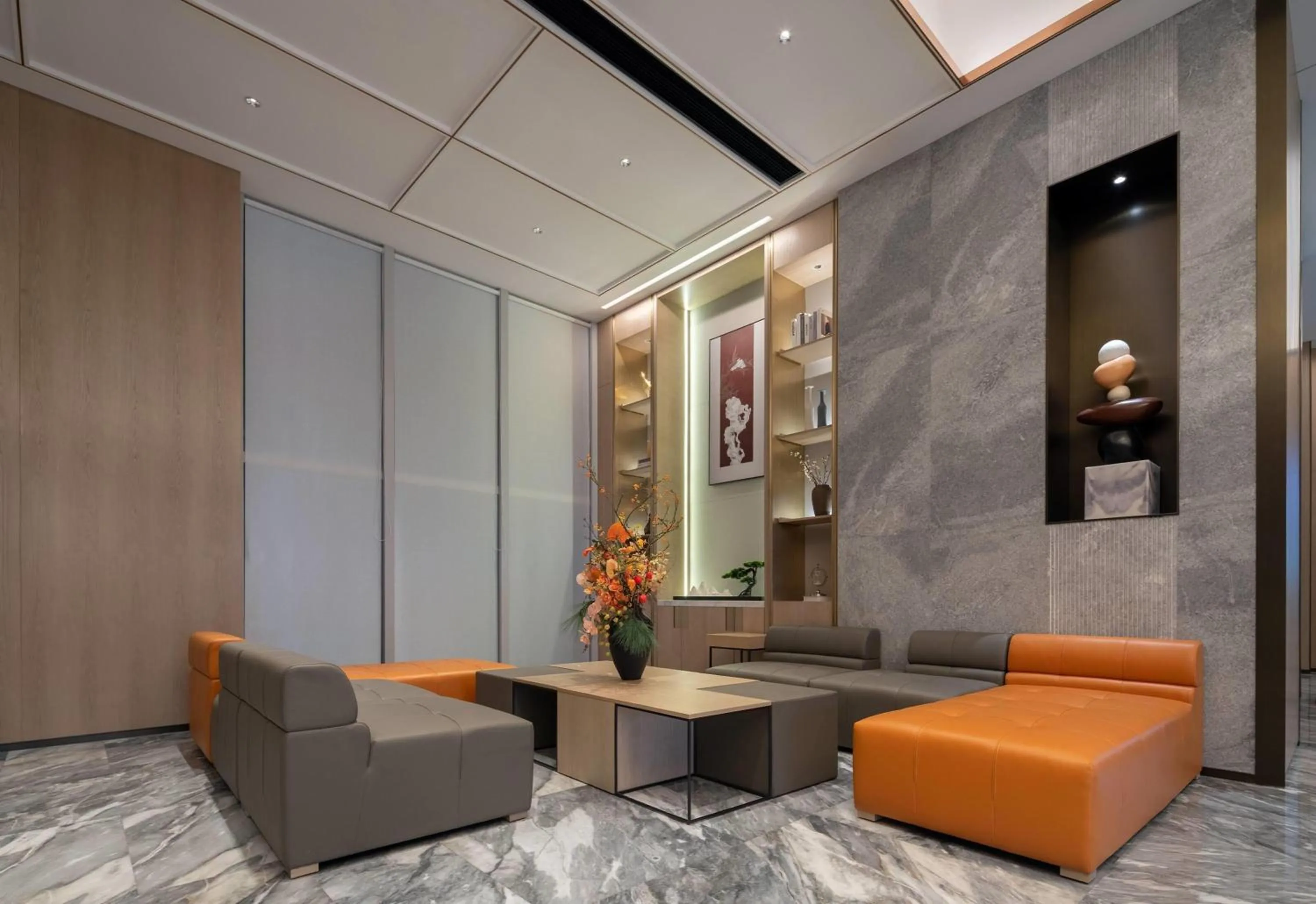 Lobby or reception in Howard Johnson Airport Hotel Changsha